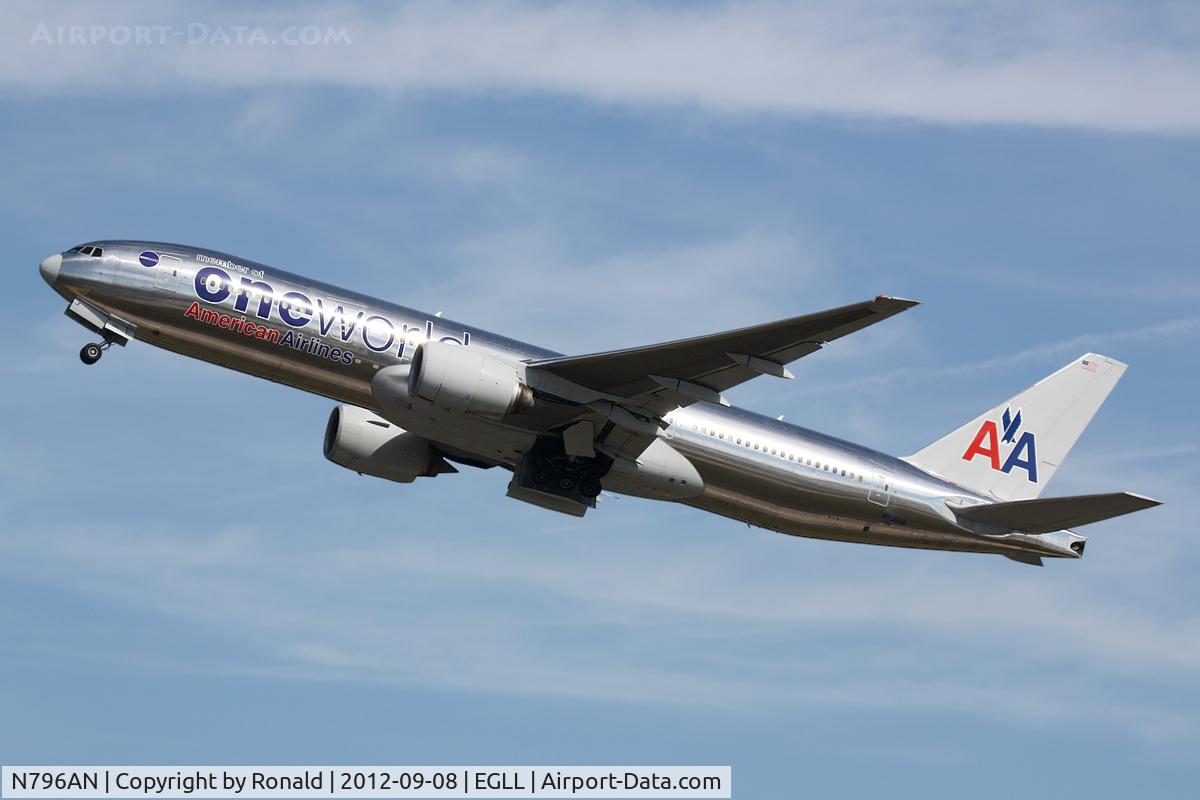 N796AN, 2000 Boeing 777-223 C/N 30796, at lhr