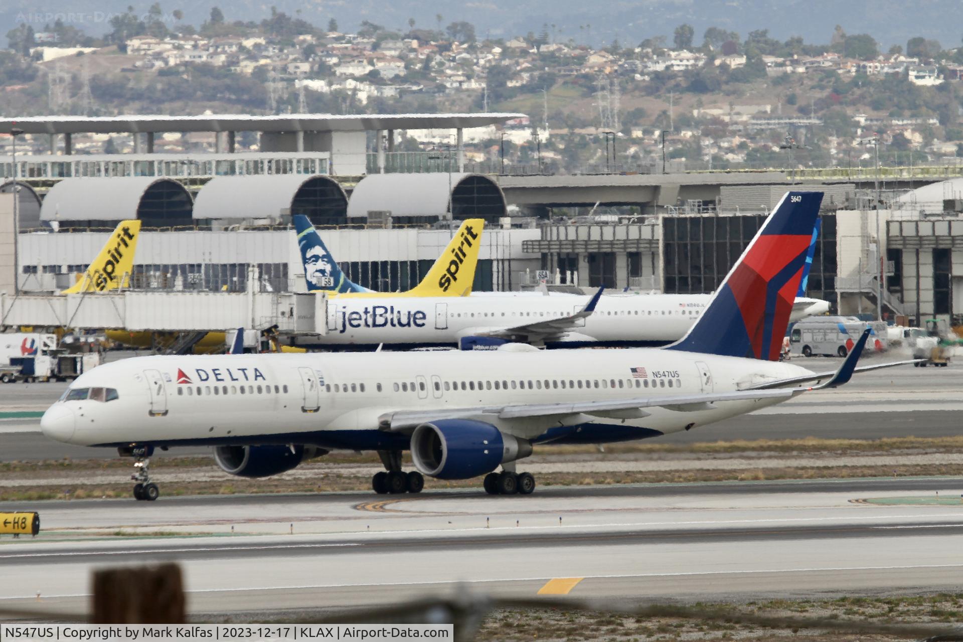 N547US, 1996 Boeing 757-251 C/N 26494, B752 Delta Airlines Boeing 757-200 N547US DL 1966 MSLP-KLAX
