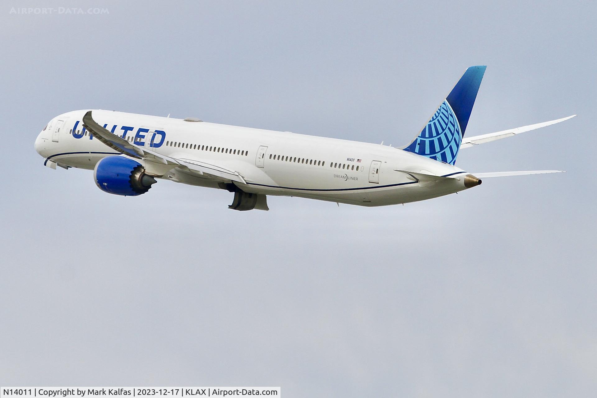N14011, 2019 Boeing 787-10 Dreamliner Dreamliner C/N 40934, B78X United Airlines Boeing 787-10 N14011 UA 39 KLAX-RJTT
