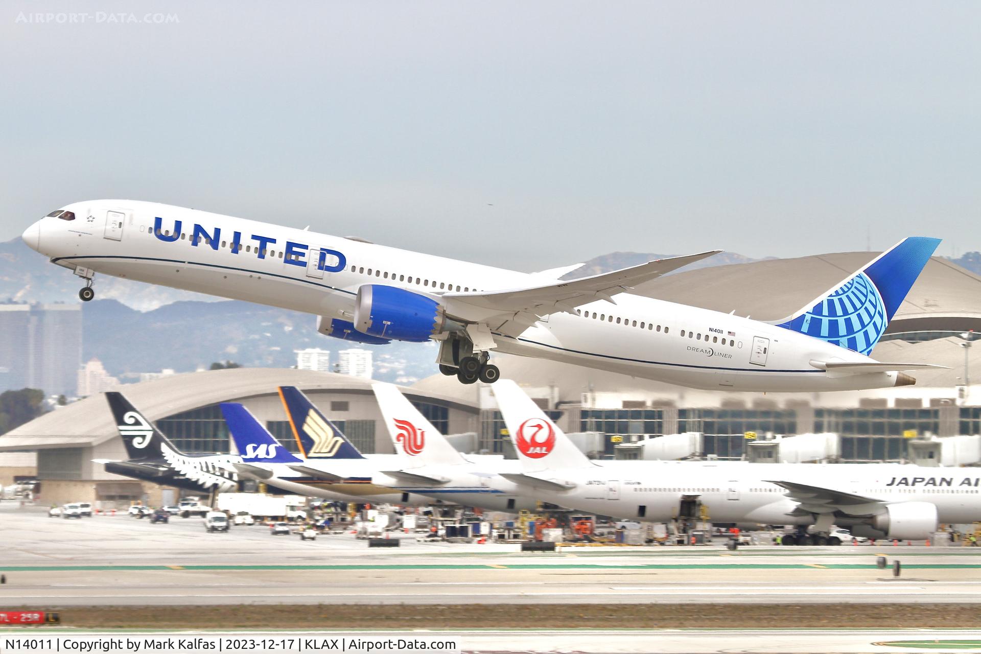 N14011, 2019 Boeing 787-10 Dreamliner Dreamliner C/N 40934, B78X United Airlines Boeing 787-10 N14011 UA 39 KLAX-RJTT