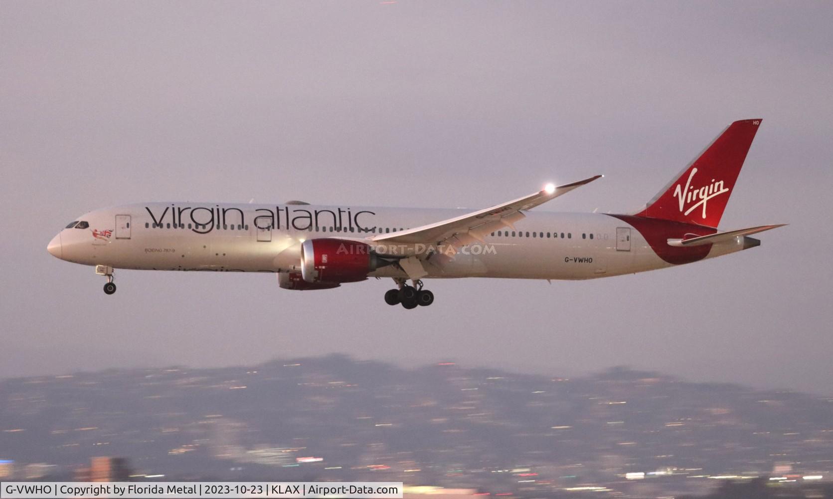 G-VWHO, 2015 Boeing 787-9 Dreamliner Dreamliner C/N 37971, VIR 789 zx LHR - LAX