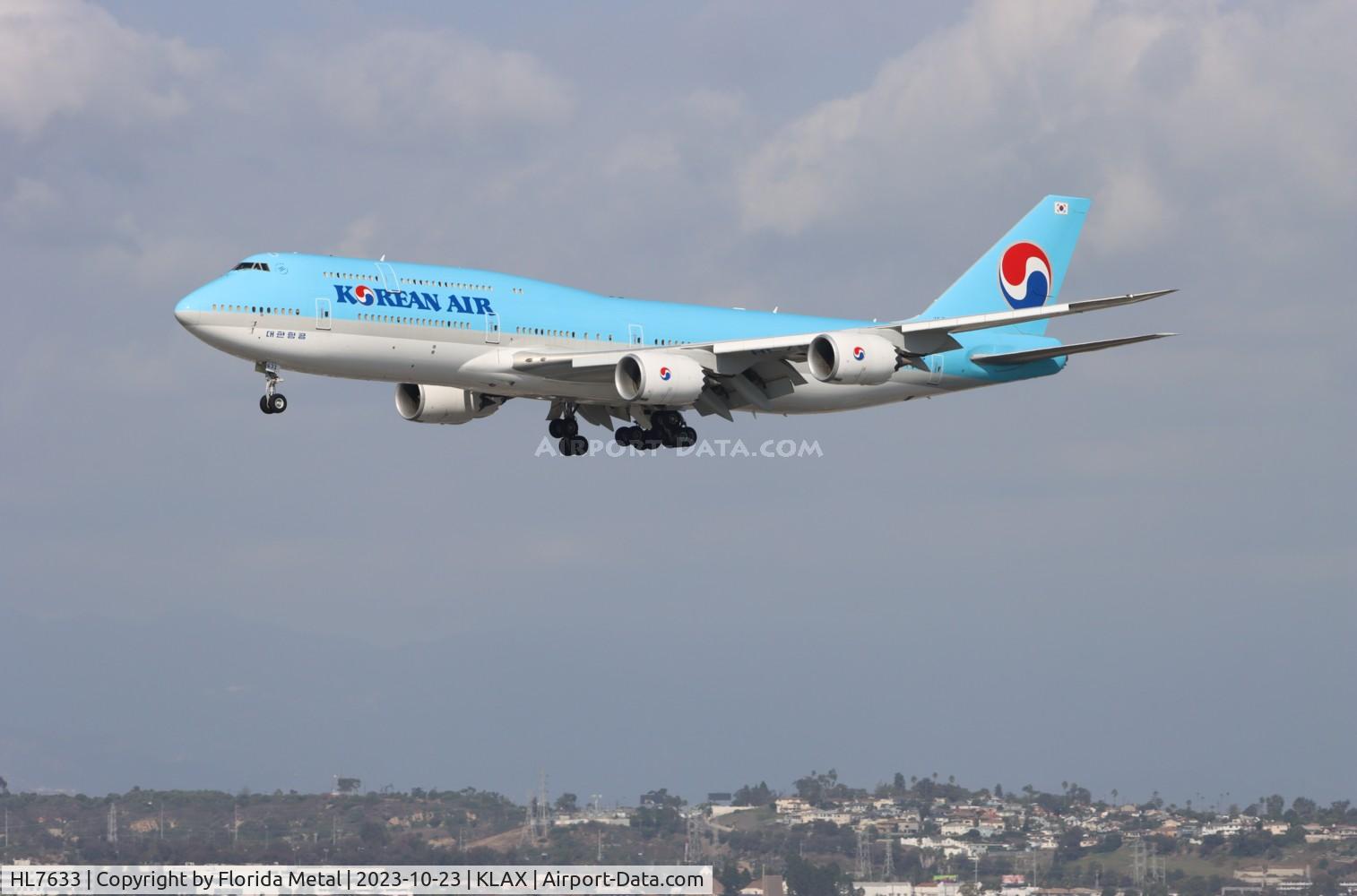 HL7633, 2015 Boeing 747-8B5 C/N 40908, KAL 748 zx ICN-LAX