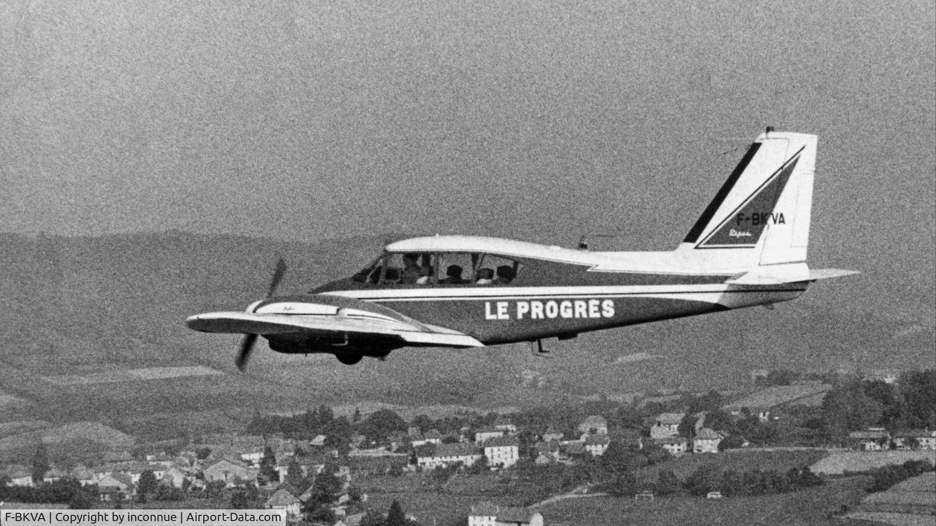F-BKVA, Piper PA-23-250 Aztec C/N 27480, Avions du quotidiens LE Progrès année 1970