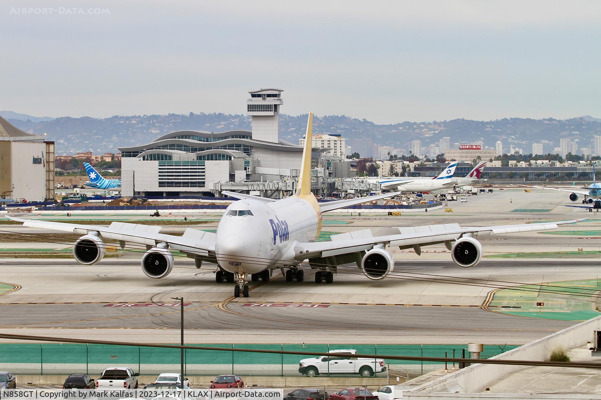 N858GT, 2011 Boeing 747-87UF C/N 37569, B748 Polar Air Cargo Boeing 747-8 N858GT PAC8189 PANC-KLAX