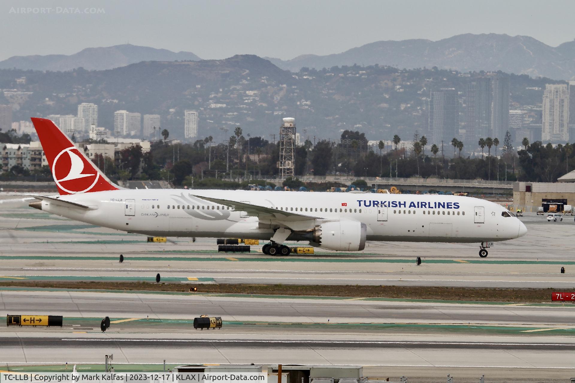 TC-LLB, 2019 Boeing 787-9 Dreamliner C/N 65802, B789 Turkish Airlines Boeing 787-9 Dreamliner TC-LLB THY179 LTFM-KLAX