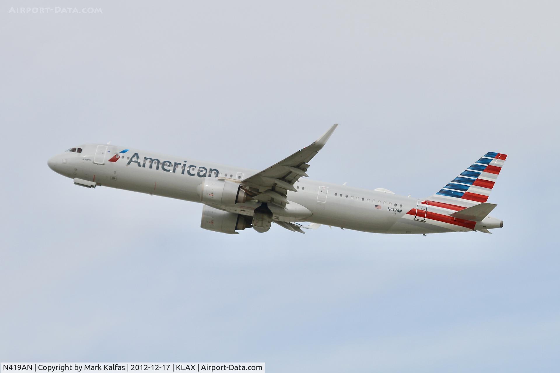 N419AN, 2020 Airbus A321-253NX C/N 10017, A21N American Airlines Airbus A321neo N419AN AA658 KLAV-KMIA