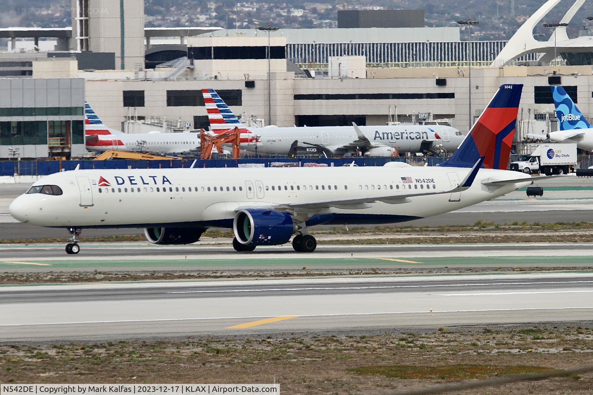 N542DE, 2023 Airbus 321-271NX C/N 11510, A321N Delta Airlines Airbus A321neo N542DE DL2657 KSLC-KLAX