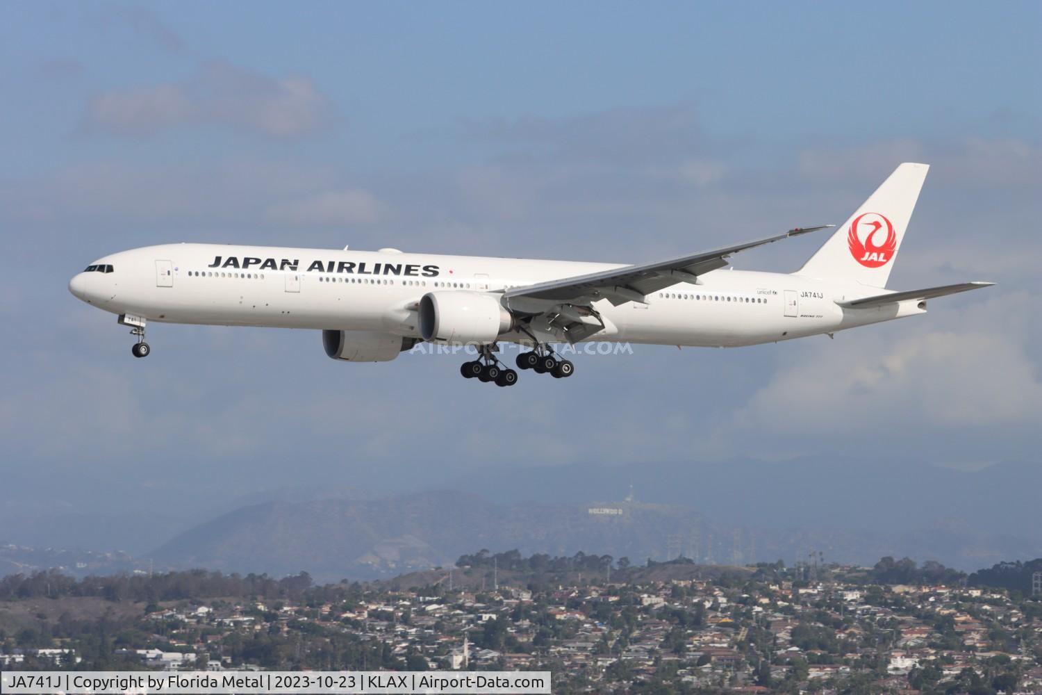 JA741J, 2009 Boeing 777-346/ER C/N 36128, JAL 773 zx RJTT / HND - LAX