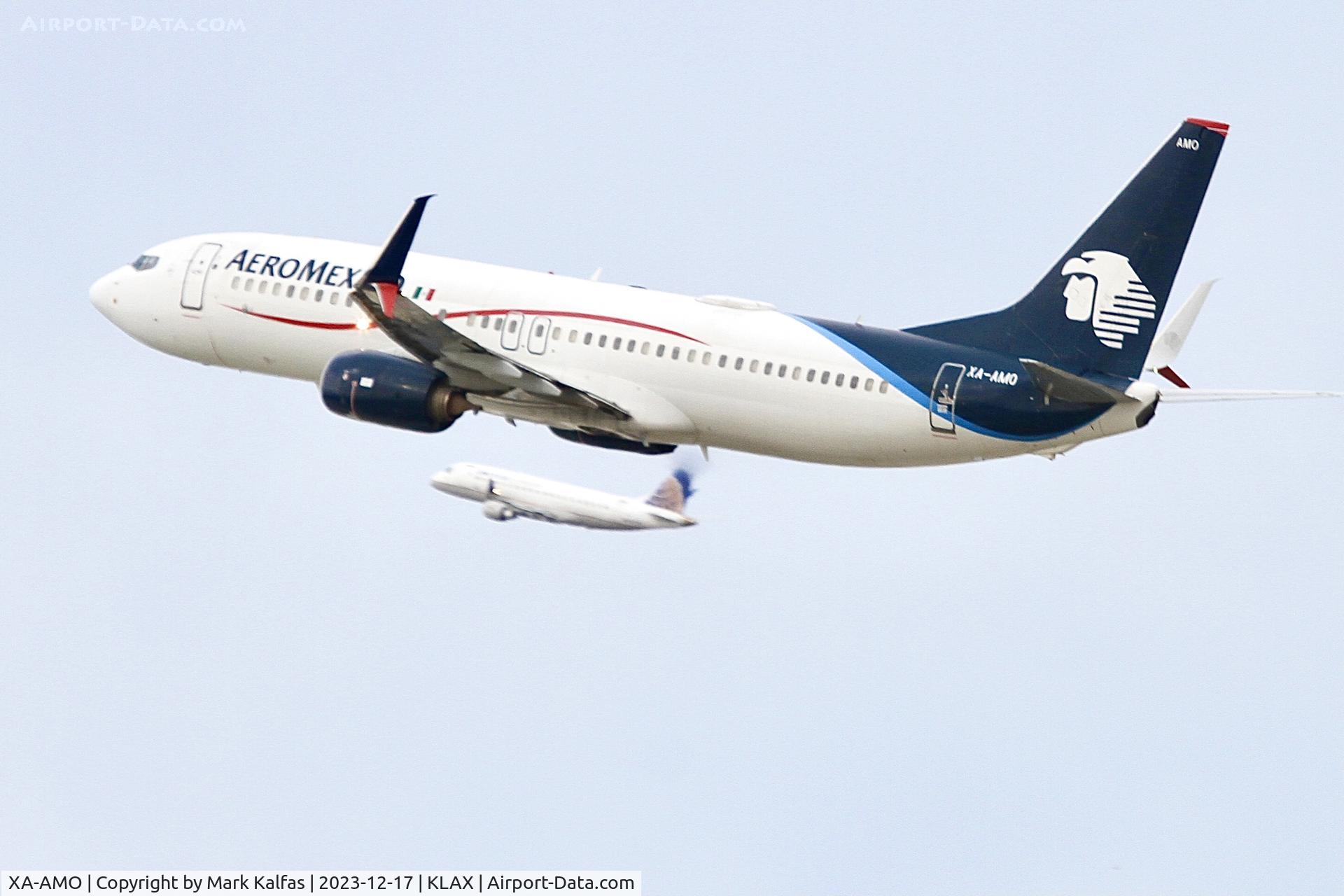 XA-AMO, 2015 Boeing 737-852 C/N 43665, B738 AERO MEXICO  Boeing 737-852 XA-AMO AMX783 KLAX-MMGL