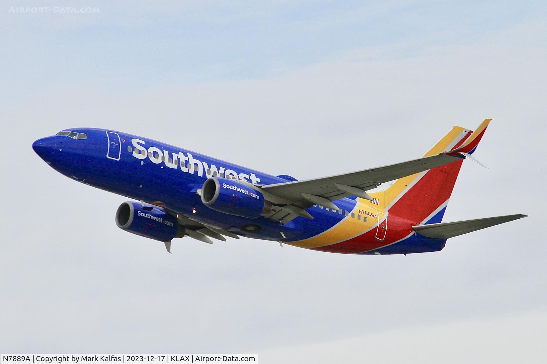 N7889A, 2005 Boeing 737-79L C/N 34023, B737 Southwest Boeing 737-700 N7889A SWA930 KLAX-KPHX