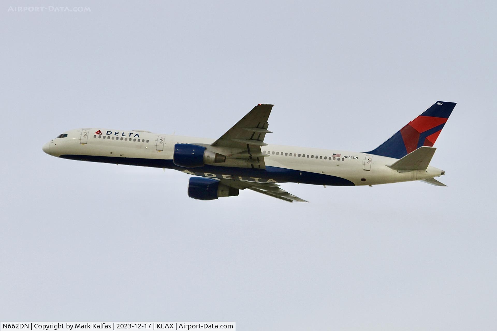 N662DN, 1991 Boeing 757-232 C/N 24991, B752 Delta Airlines Boeing 757-200 N662DN DAL8928 KLAX-KIND
