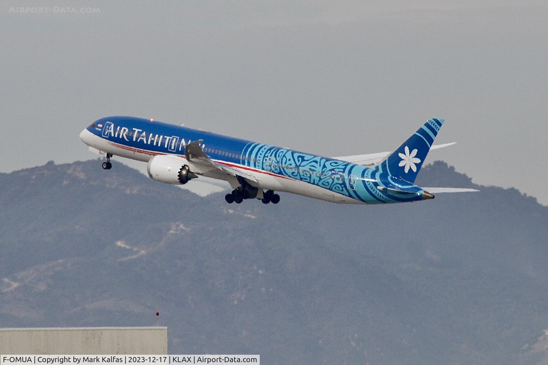 F-OMUA, 2018 Boeing 787-9 Dreamliner Dreamliner C/N 39297, B789 Air Tahiti Nui Boeing 787-9 Dreamliner F-OMUA THT8 KLAX-LFPG