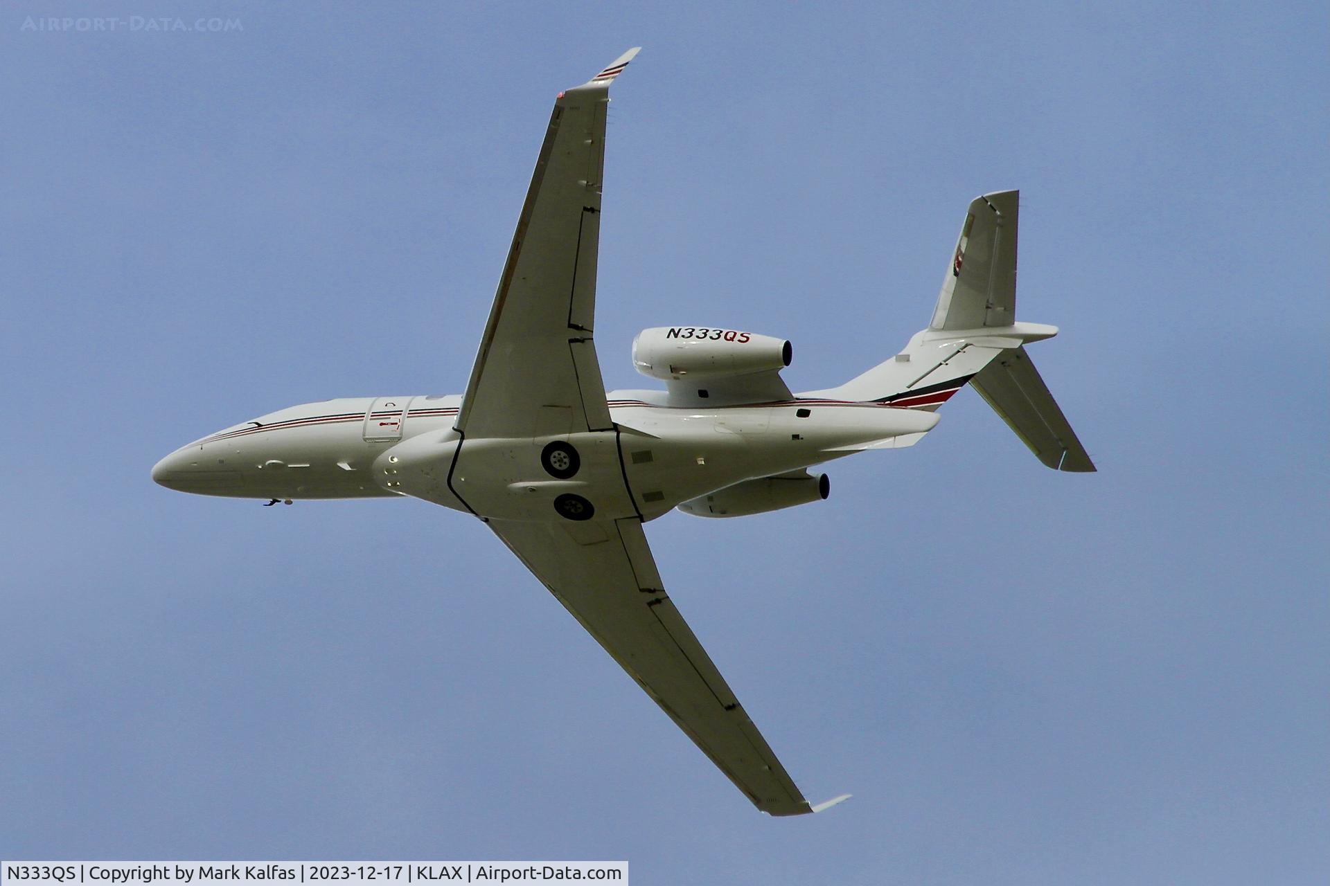 N333QS, 2013 Embraer EMB-505 Phenom 300 C/N 50500186, E55P NetHets Embraer Phenom 300 N333QS EJA333  KLAX-KBUR