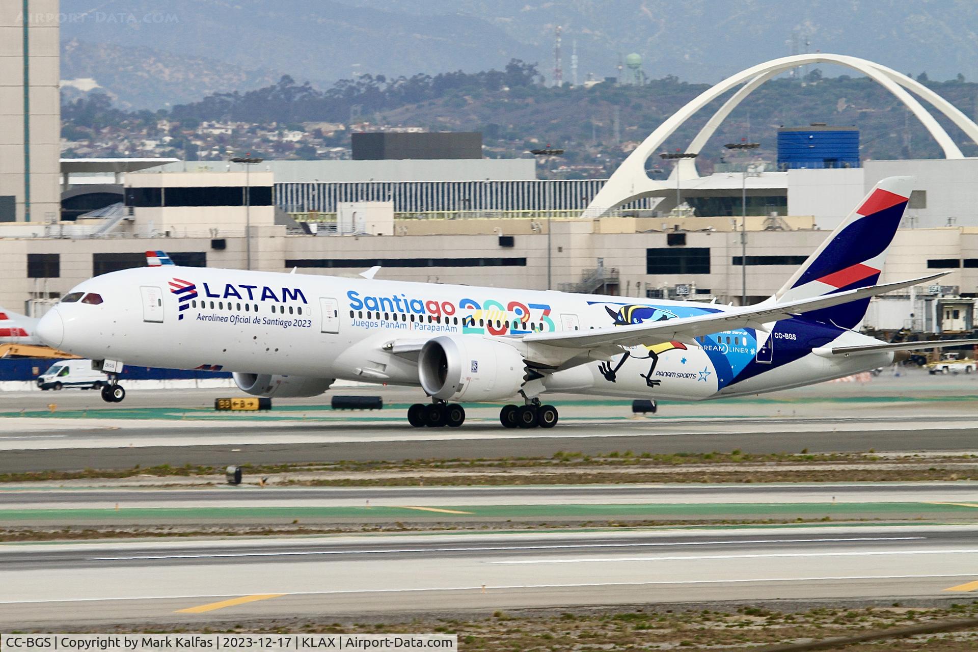 CC-BGS, 2017 Boeing 787-9 Dreamliner C/N 38891, B789 LATAM Boeing 787-9 Dreamliner CC-BGS TAM8087  KLAX-SBGR