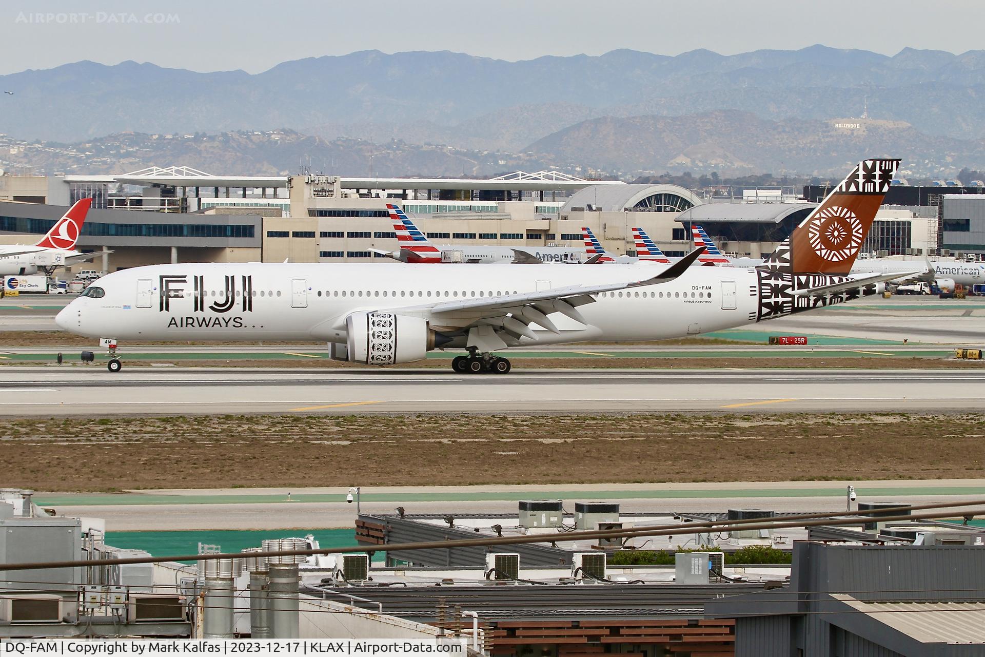 DQ-FAM, 2018 Airbus A350-941 C/N 251, A339 Fiji Airwys Airbus A350-900 DQ-FAM FJI810 NFFN -KLAX