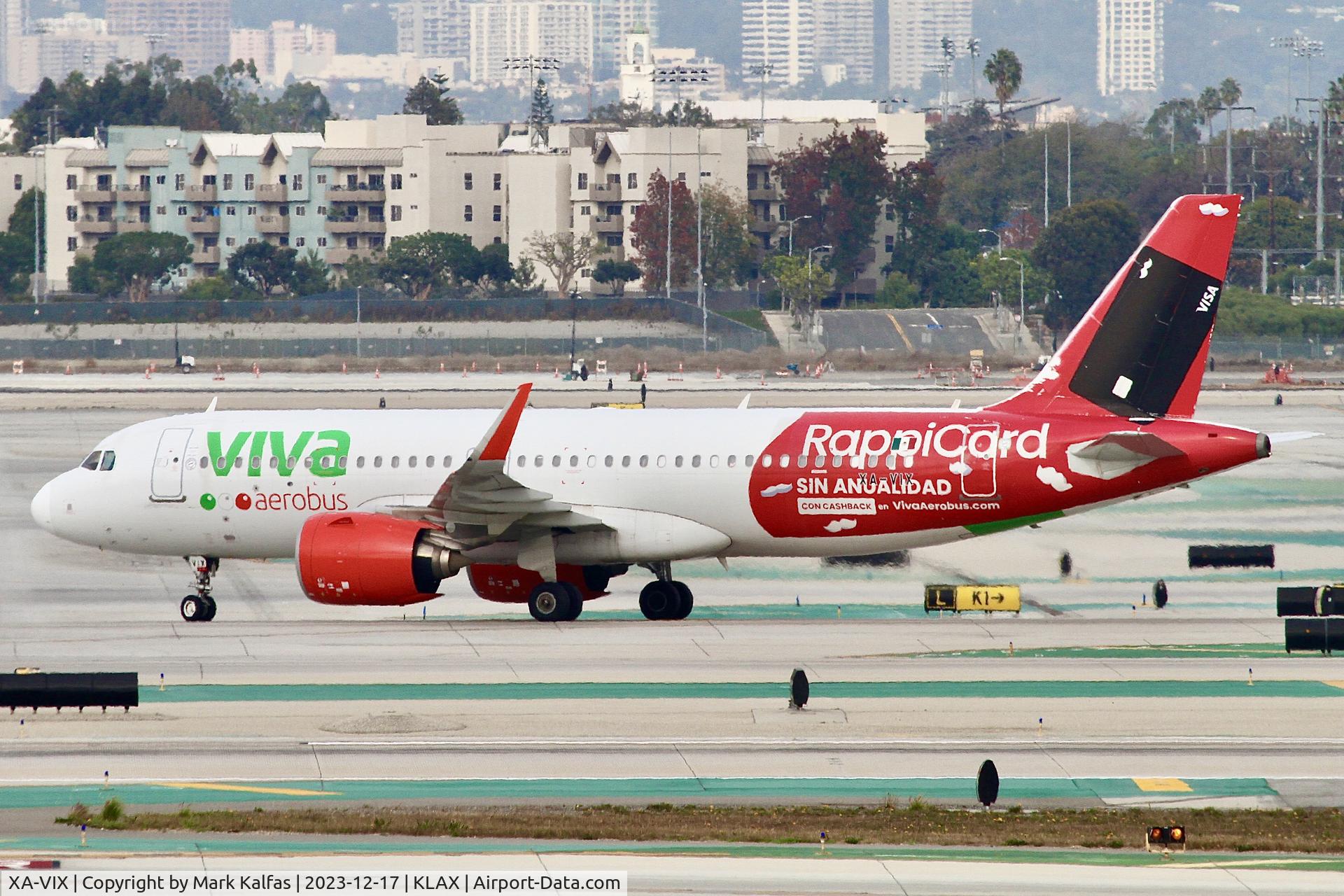 XA-VIX, 2020 Airbus A320-271N C/N 10062, A320 VivaAerobus Airbus A320 XA-VIX VIV510 MMGL-KLAX
