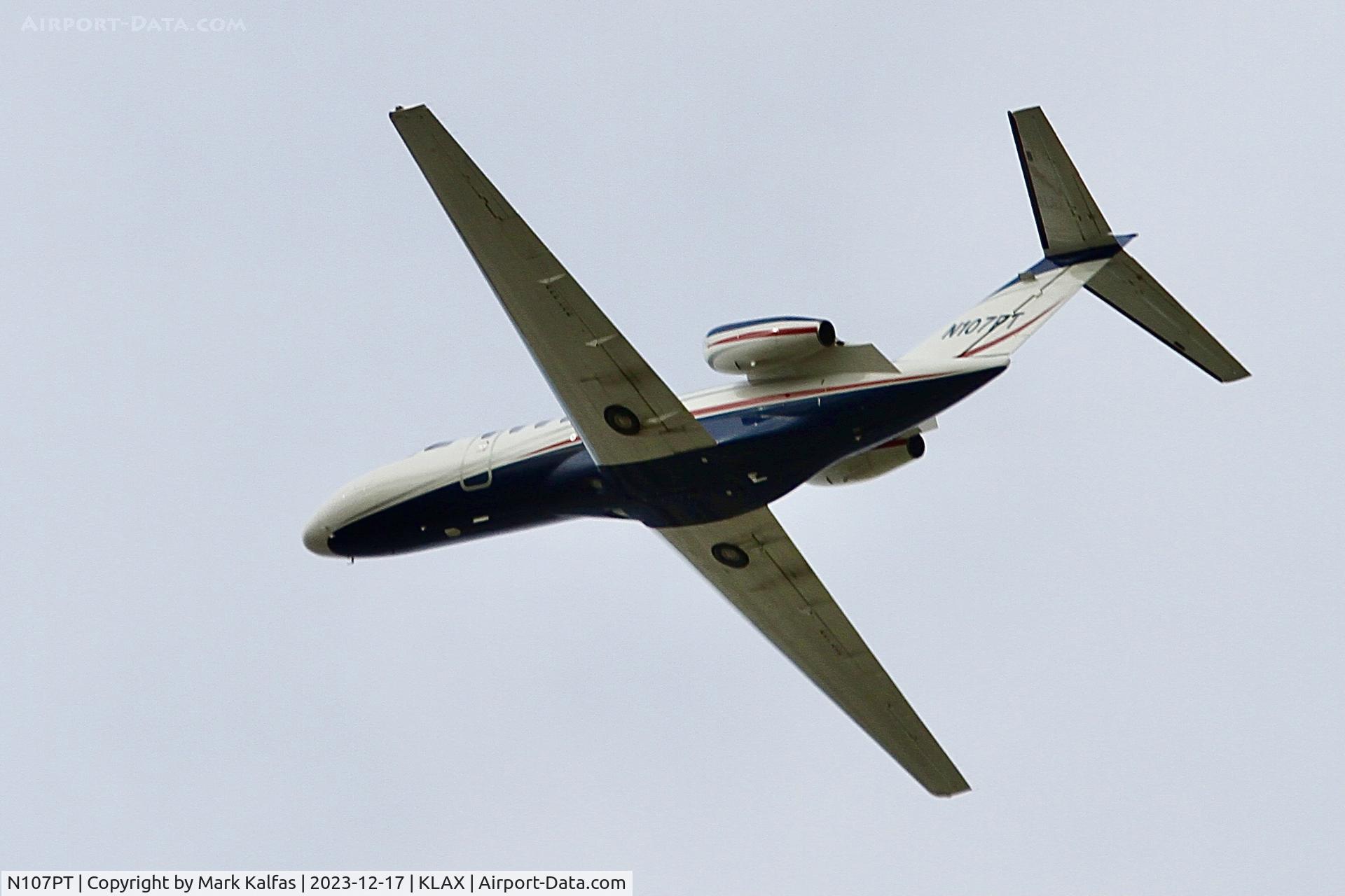 N107PT, 2006 Cessna 525B CitationJet CJ3 C/N 525B0127, C25B Papa Tango LLC Cessna Citation CJ3  N107PT LAX - APC