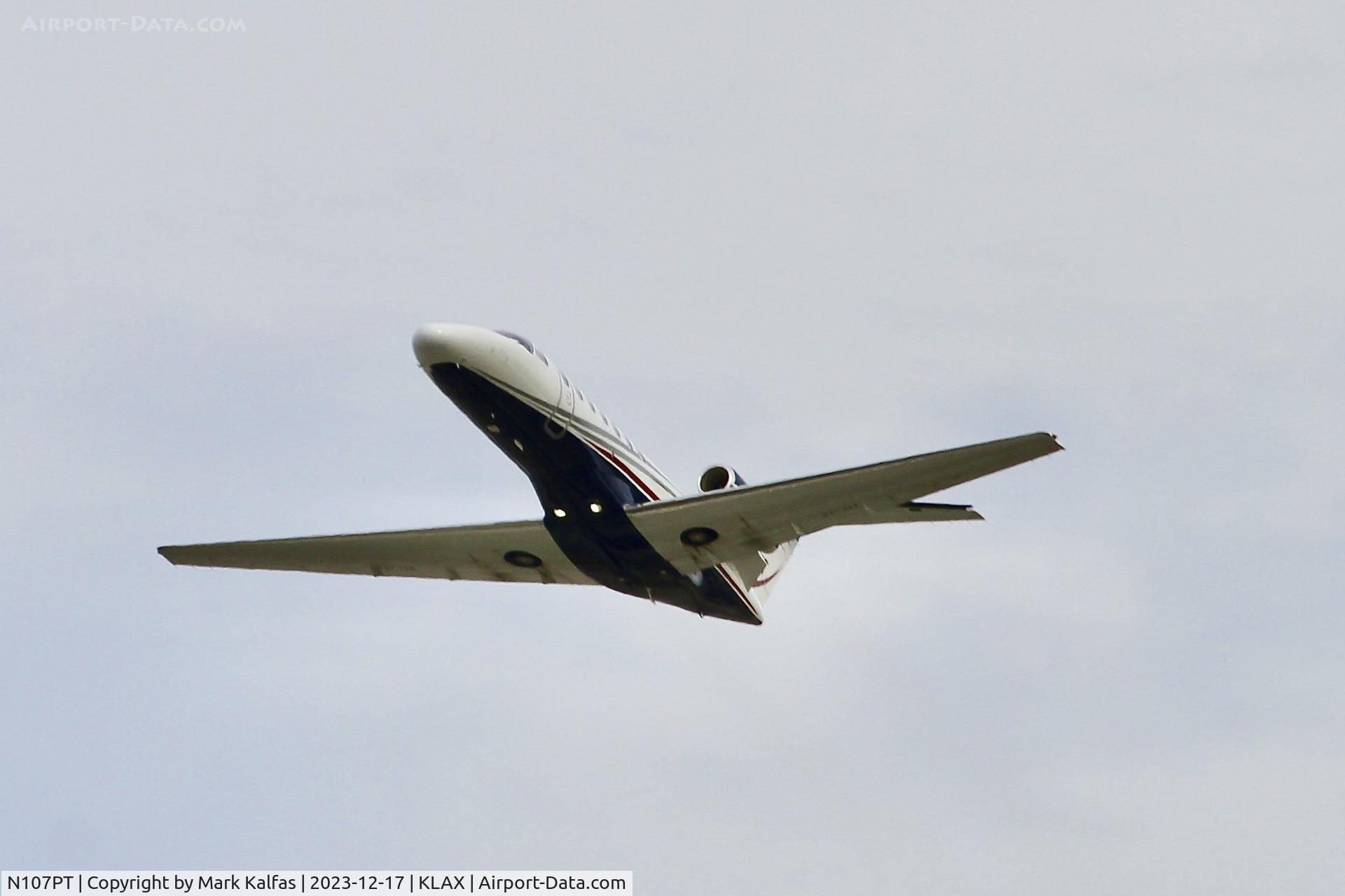 N107PT, 2006 Cessna 525B CitationJet CJ3 C/N 525B0127, C25B Papa Tango LLC Cessna Citation CJ3  N107PT LAX - APC