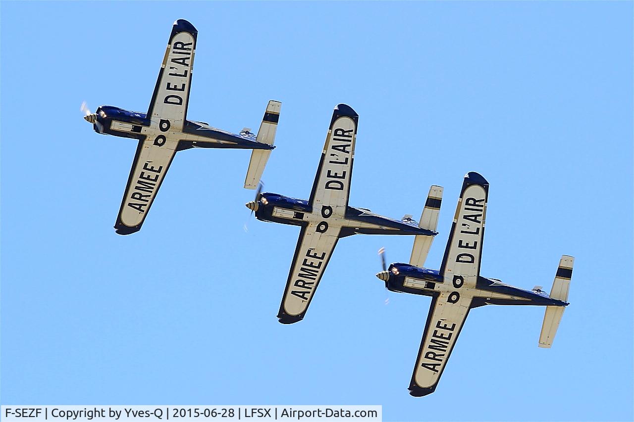F-SEZF, Socata TB-30 Epsilon C/N 141, Socata TB-30 Epsilon, French Air Force aerobatic team, Luxeuil-Saint Sauveur Air Base 116 (LFSX)