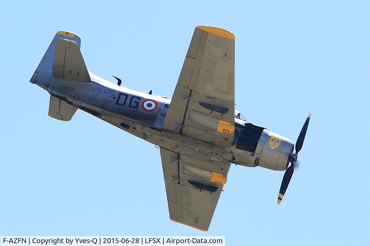 F-AZFN, Douglas AD-4N Skyraider C/N 7609, Douglas AD-4N Skyraider, On display, Luxeuil-St Sauveur Air Base 116 (LFSX)