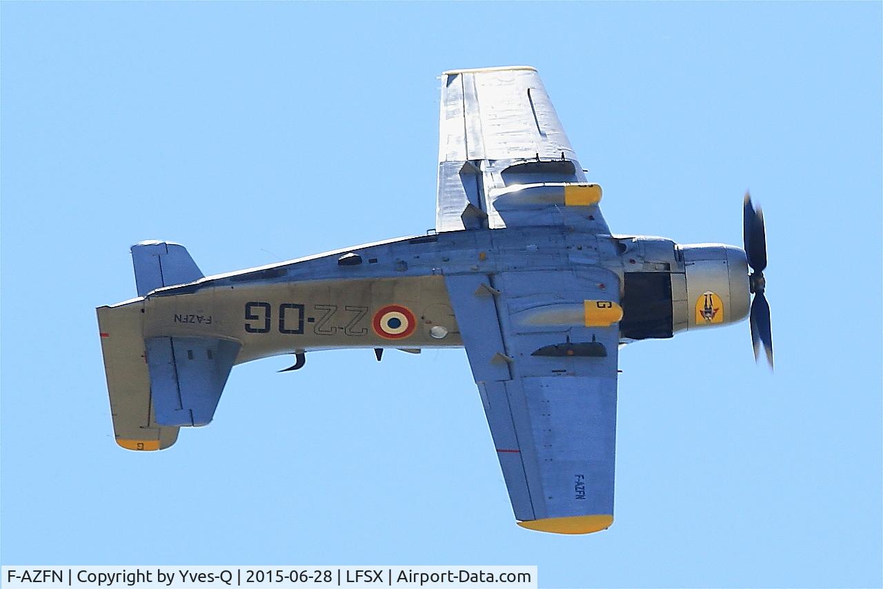 F-AZFN, Douglas AD-4N Skyraider C/N 7609, Douglas AD-4N Skyraider, On display, Luxeuil-St Sauveur Air Base 116 (LFSX)
