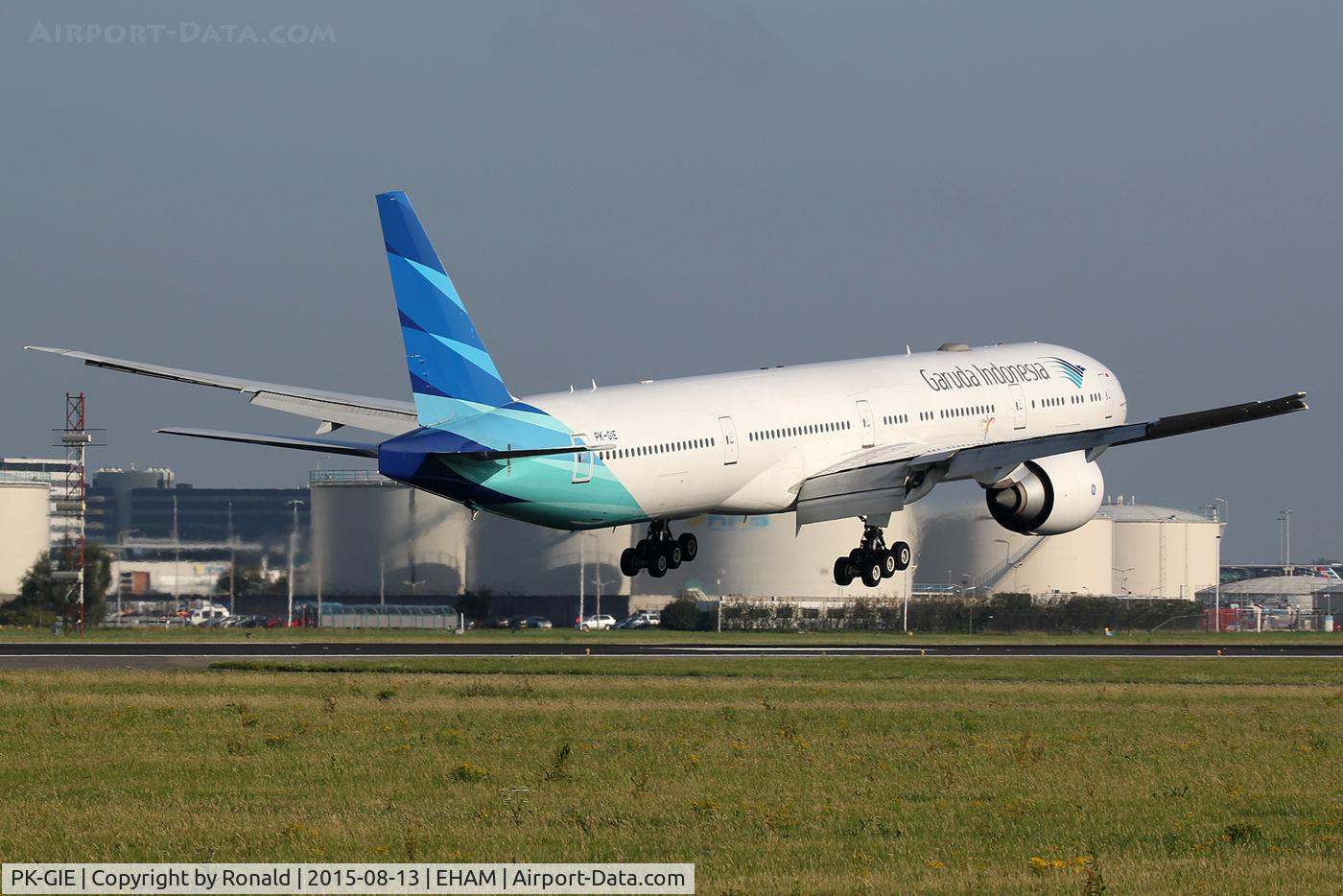 PK-GIE, 2013 Boeing 777-3U3/ER C/N 29147, at spl