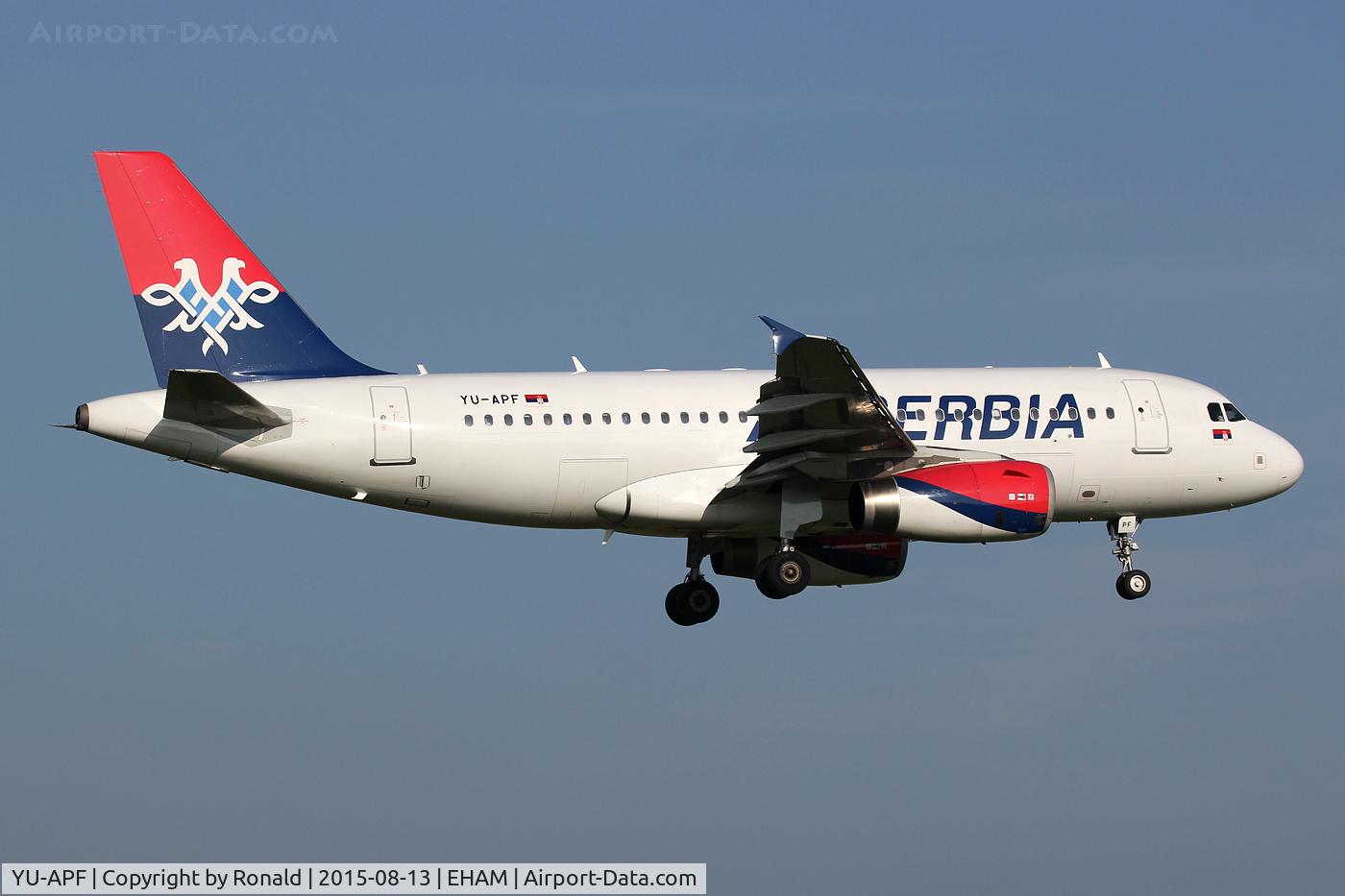 YU-APF, 2007 Airbus A319-132 C/N 3317, at spl