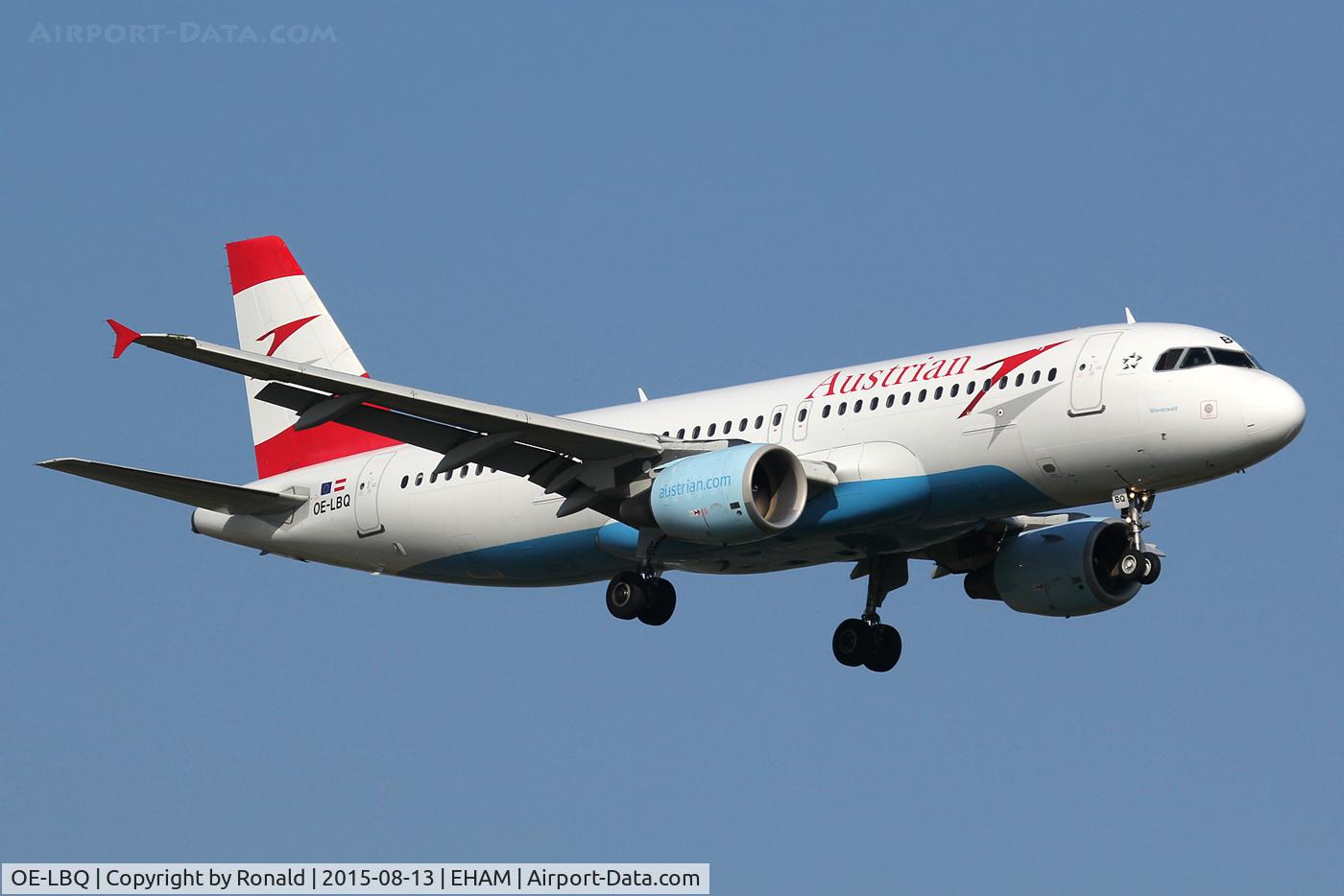 OE-LBQ, 1999 Airbus A320-214 C/N 1137, at spl