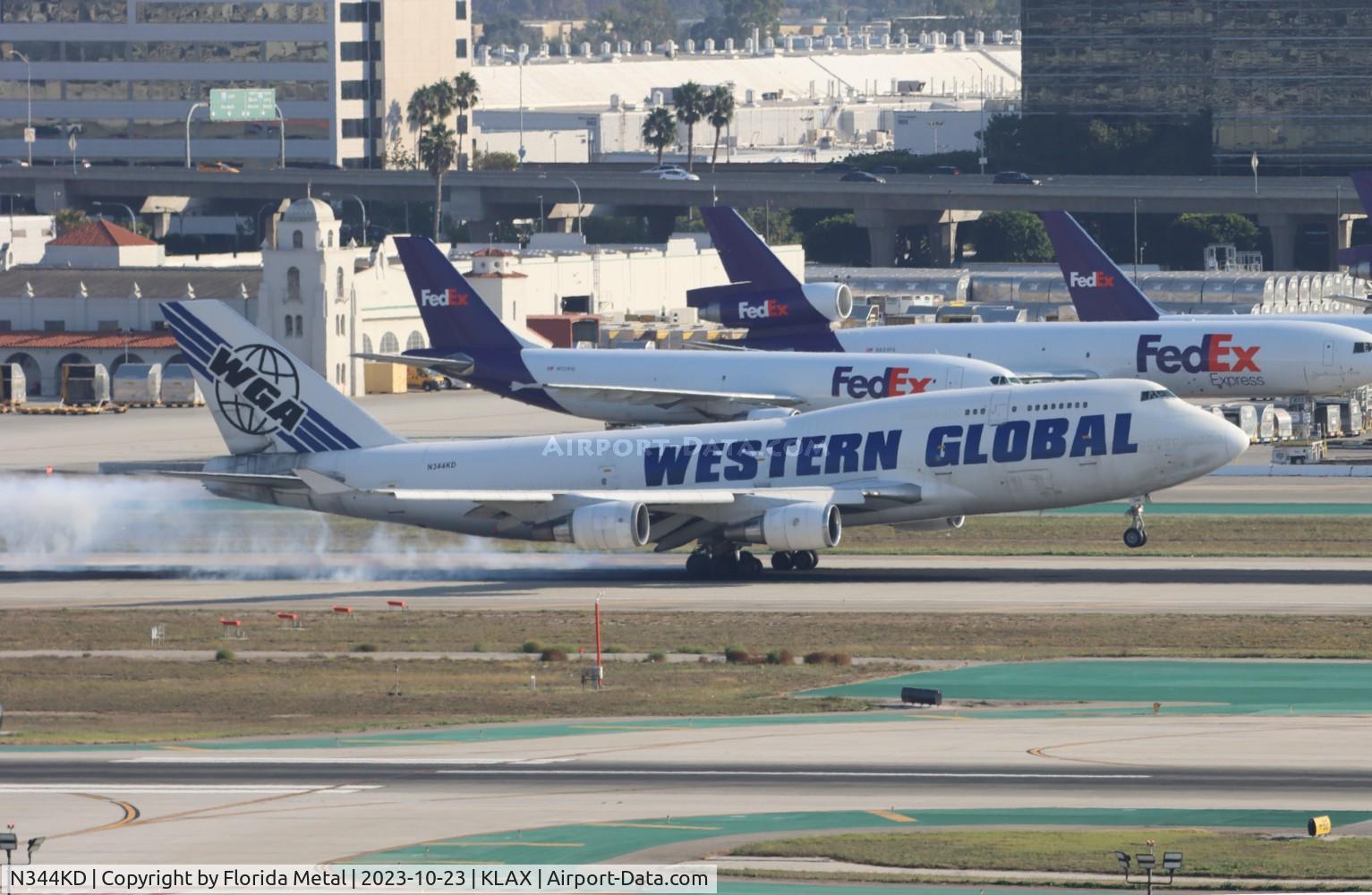 N344KD, 1992 Boeing 747-446BCF C/N 26344, WGN 747-400BCF zx DFW-LAX