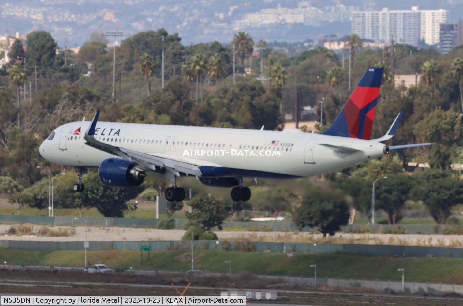 N535DN, 2023 Airbus A321-271NX C/N 11424, DAL A321N zx MCO-LAX
