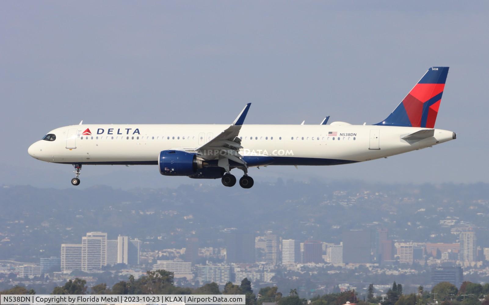 N538DN, 2023 Airbus A321-271NX C/N 11436, DAL A321N zx SEA-LAX