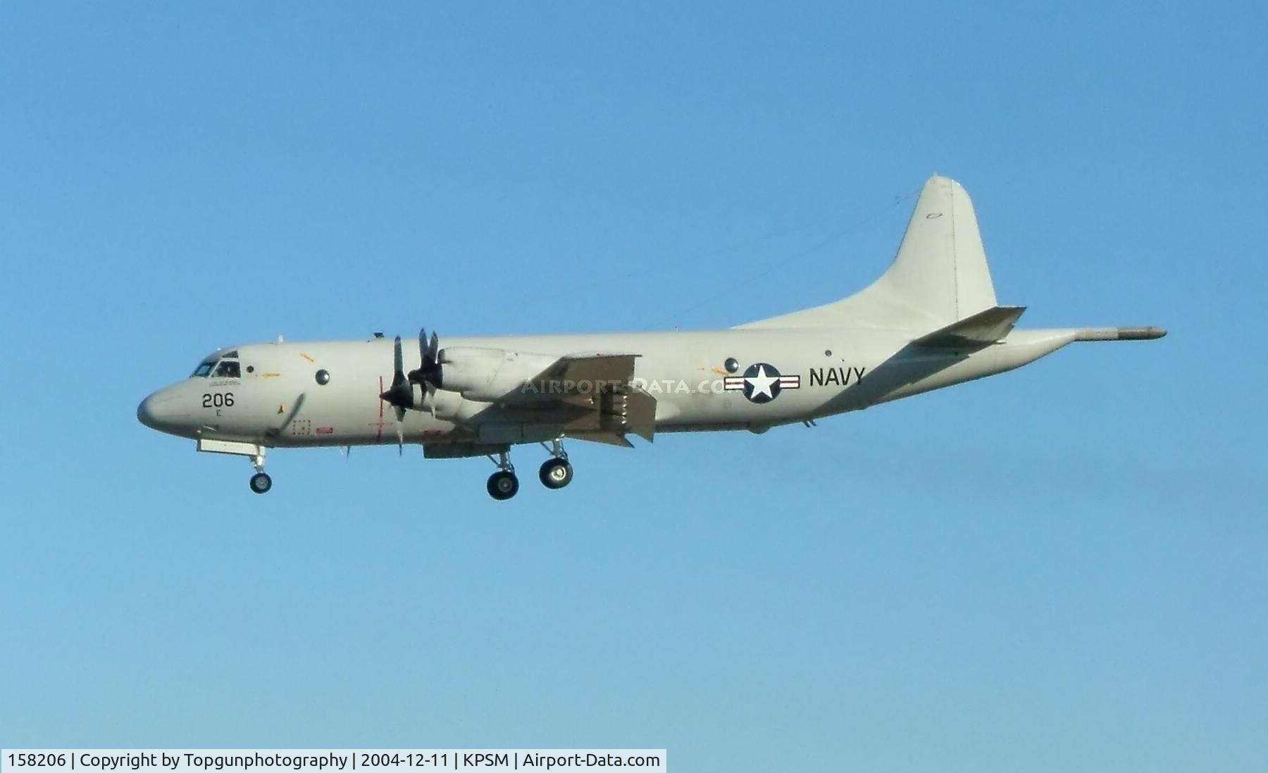 158206, 1971 Lockheed P-3C Orion C/N 285A-5550, VQ-1 out of NAS Brunswick