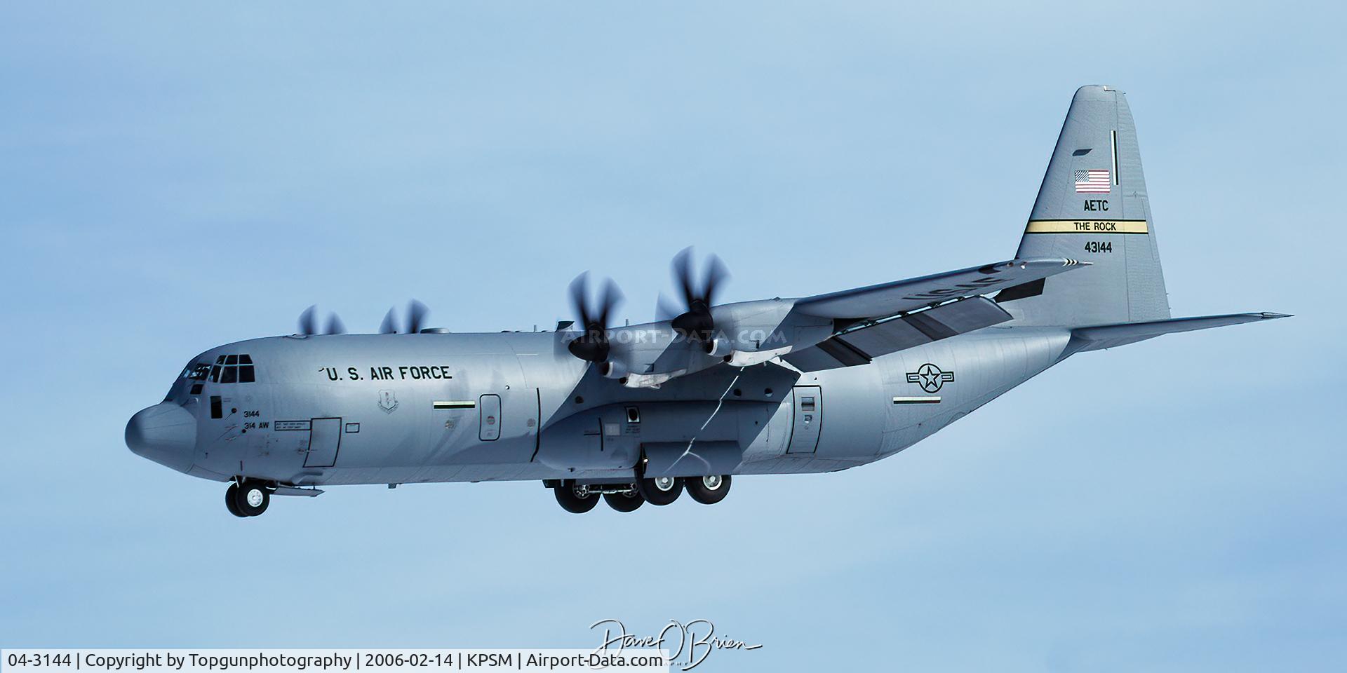04-3144, 2004 Lockheed Martin C-130J-30 Super Hercules C/N 382-5560, ROCK44