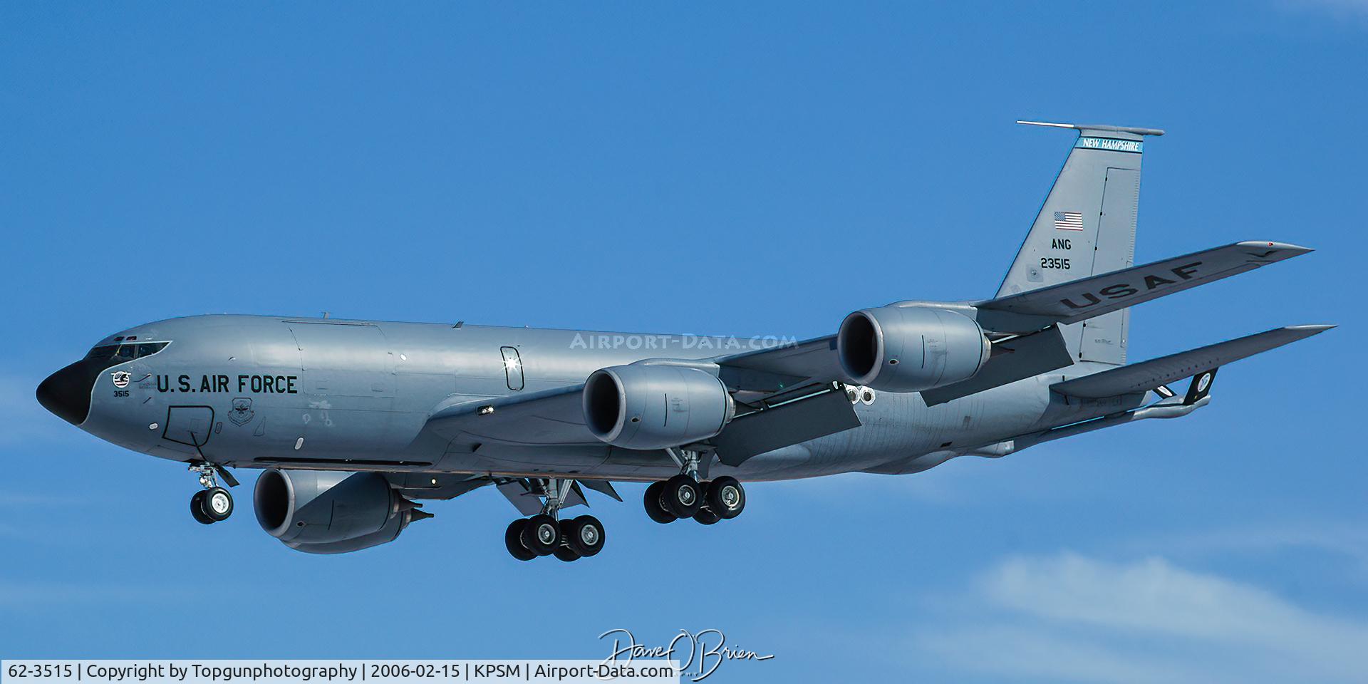 62-3515, 1962 Boeing KC-135R Stratotanker C/N 18498, PACK33 with old tail flash, but 