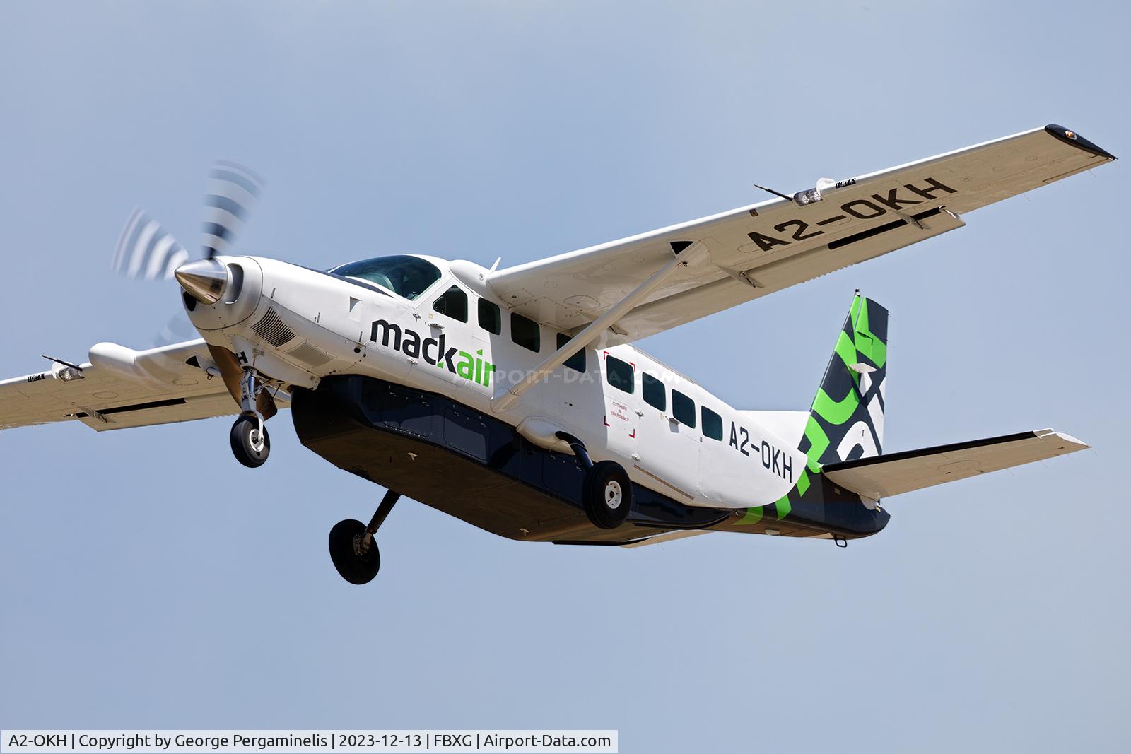 A2-OKH, Cessna C208B C/N 208B5479, Departing Xugana Island.