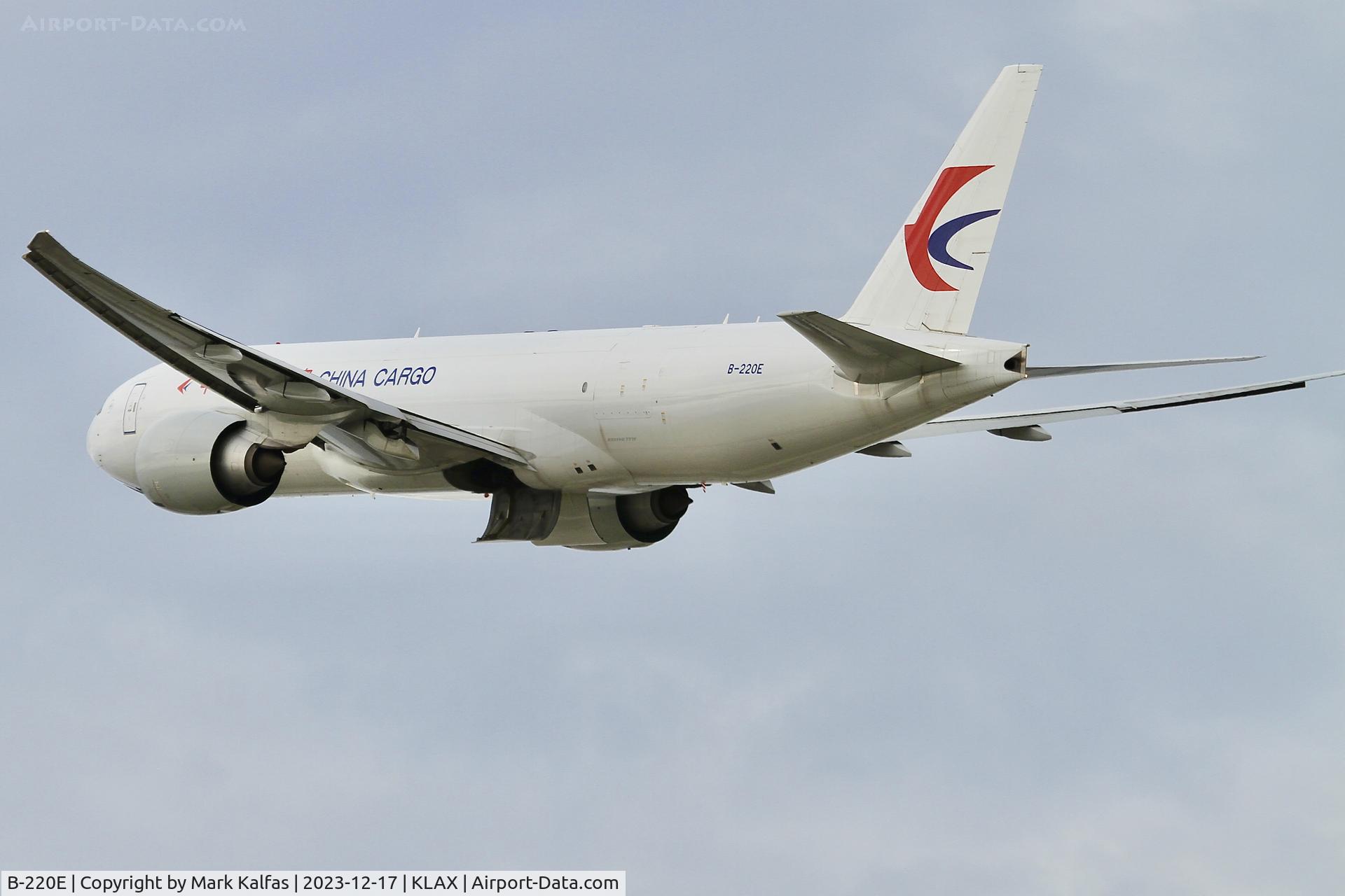 B-220E, 2020 Boeing 777-F C/N 66623, B77L China Cargo BOEING 777-200LR B-220E CKK222 KLAX-ZSPD