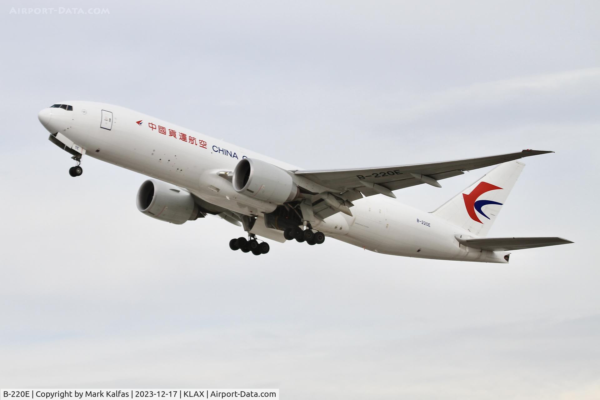 B-220E, 2020 Boeing 777-F C/N 66623, B77L China Cargo BOEING 777-200LR B-220E CKK222 KLAX-ZSPD