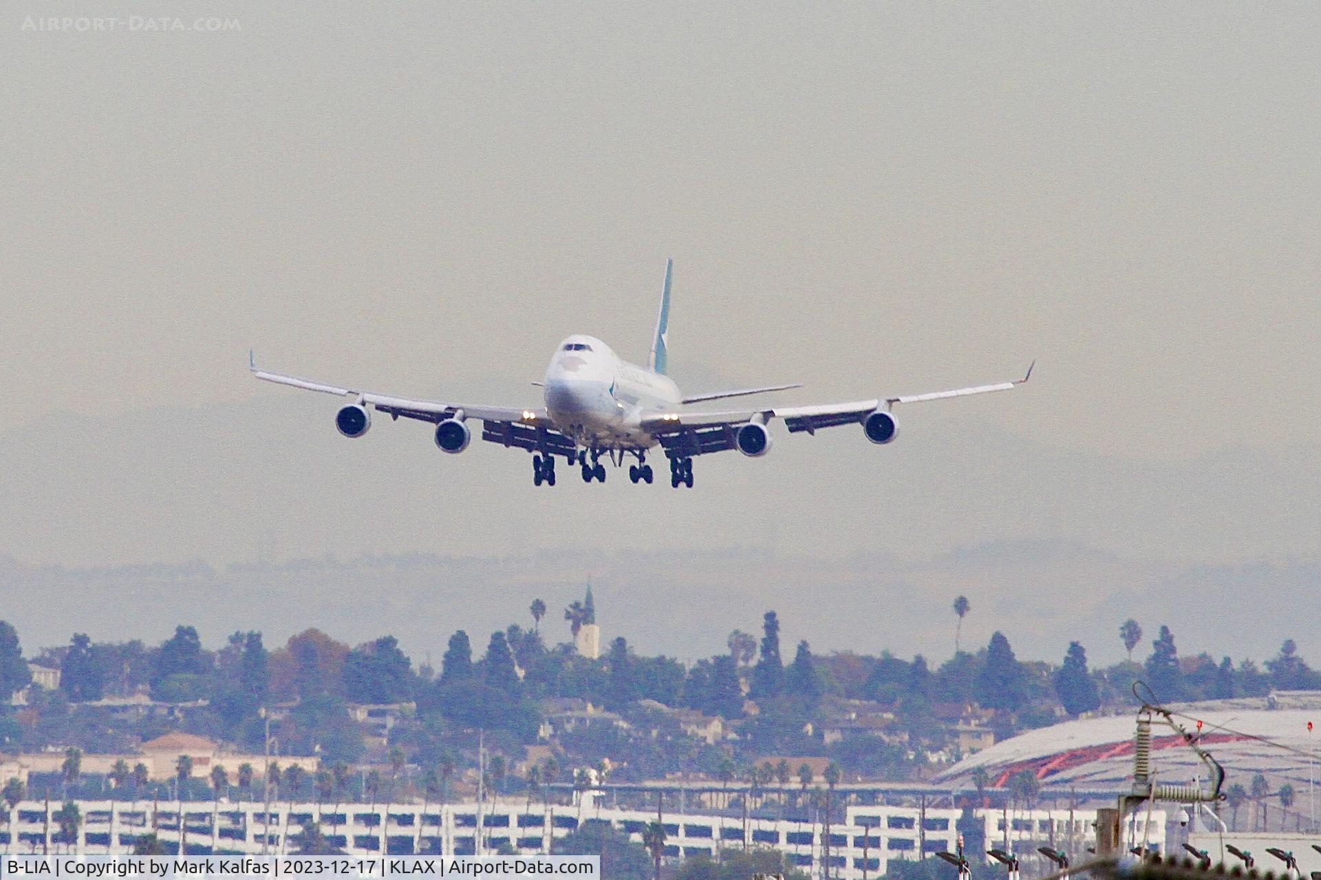 B-LIA, 2008 Boeing 747-467ERF C/N 37299/1404, B744 Cathay Pacific Boeing 747-400 B-LIA CPA2080 KDFW-KLAX