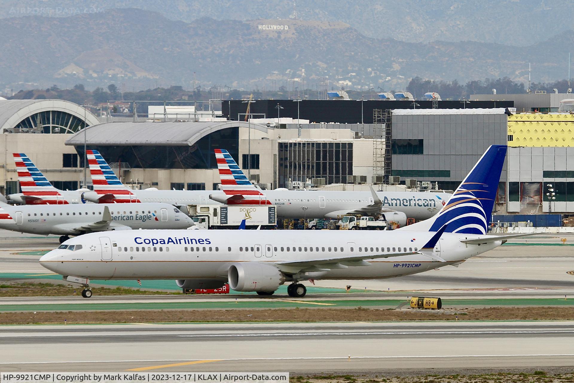 HP-9921CMP, 2023 Boeing 737-9MAX C/N 44171, B39M Copa Airlines Boeing 737 MAX 9 HP-9921CMP CMP360 MPTO-KLAX