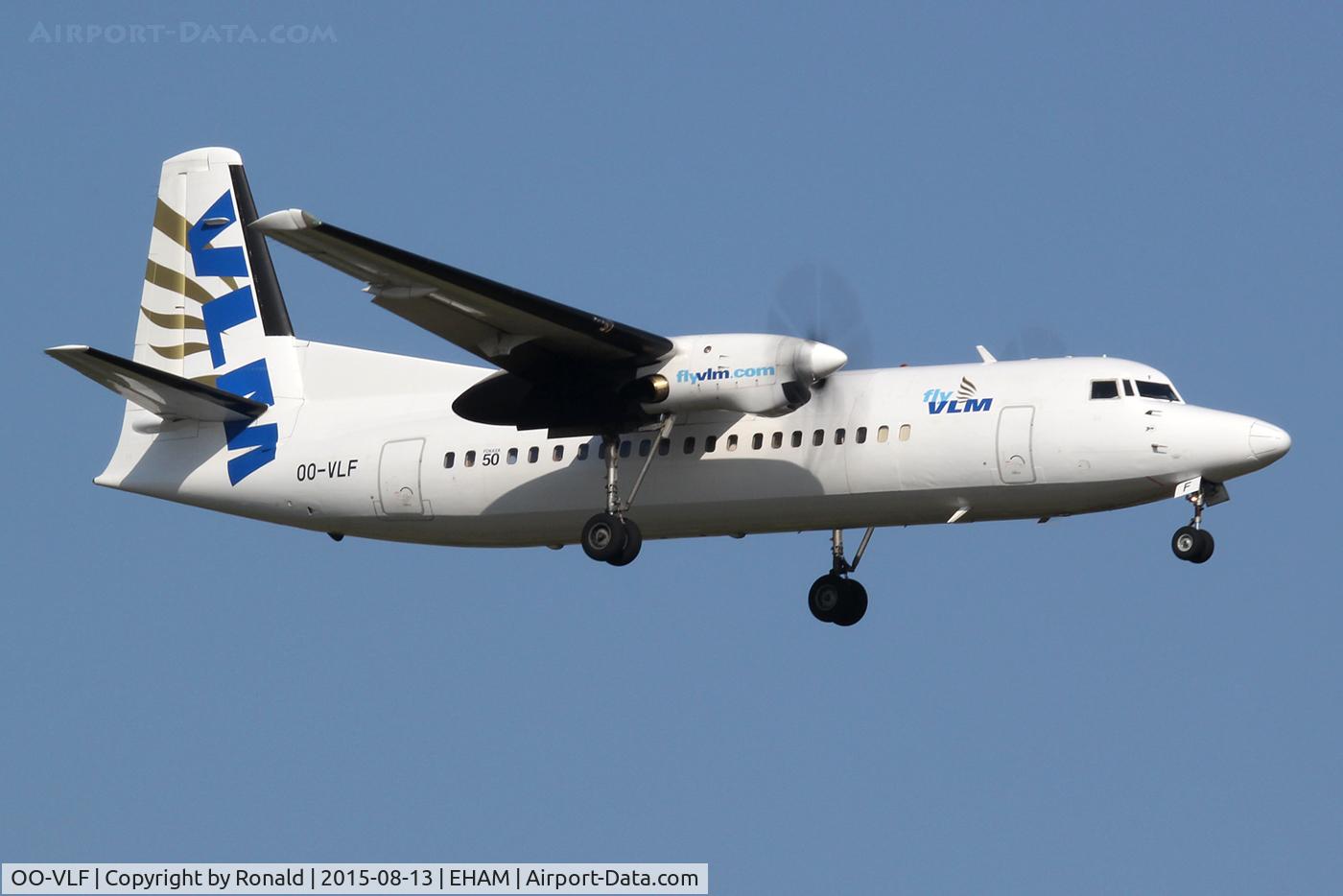 OO-VLF, 1991 Fokker 50 C/N 20208, at spl