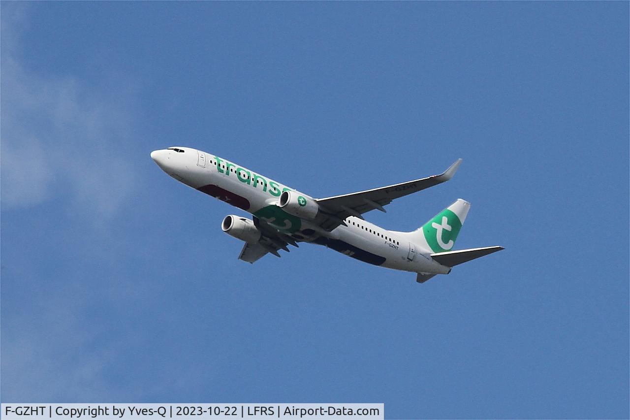 F-GZHT, 2015 Boeing 737-85R C/N 41332/5392, Boeing 737-8K2, long approach rwy 21, Nantes-Atlantique airport (LFRS-NTE)