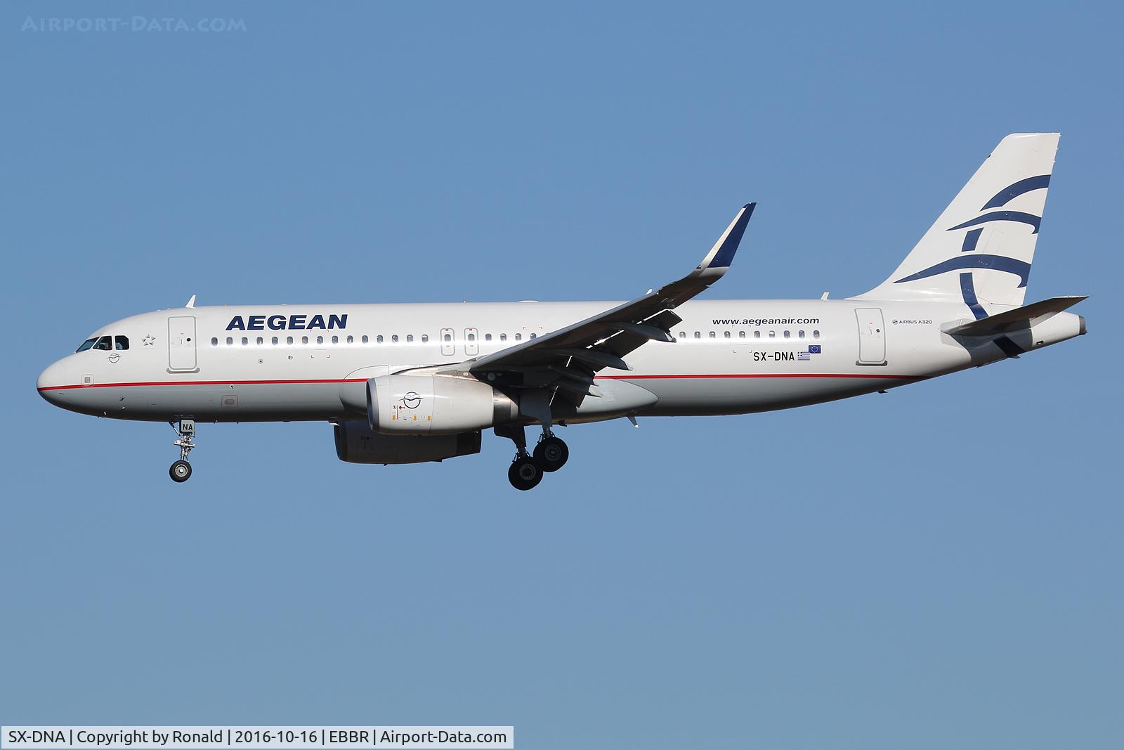 SX-DNA, 2015 Airbus A320-232 C/N 6655, at bru