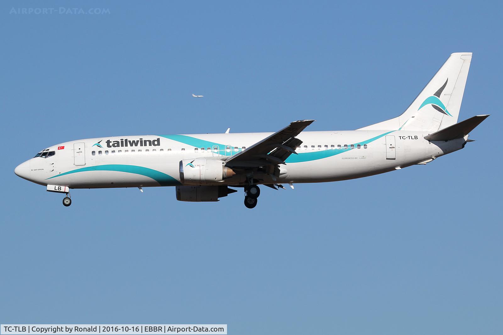 TC-TLB, 1993 Boeing 737-4Q8 C/N 25108, at bru