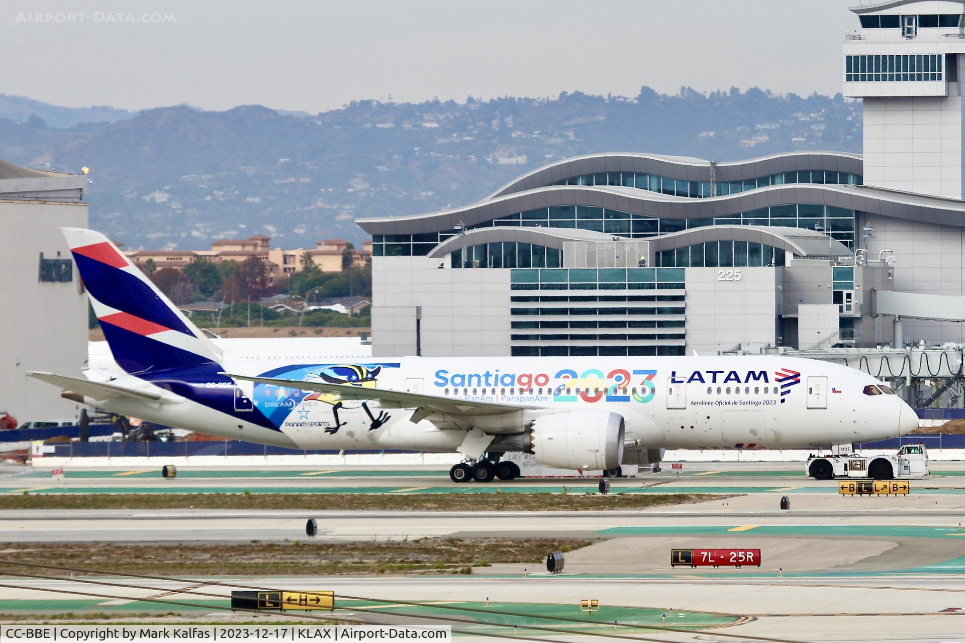 CC-BBE, 2013 Boeing 787-8 Dreamliner C/N 38473, B788 LATAM Boeing 787-8 CC-BBE LAN603 KLAX-SCAL