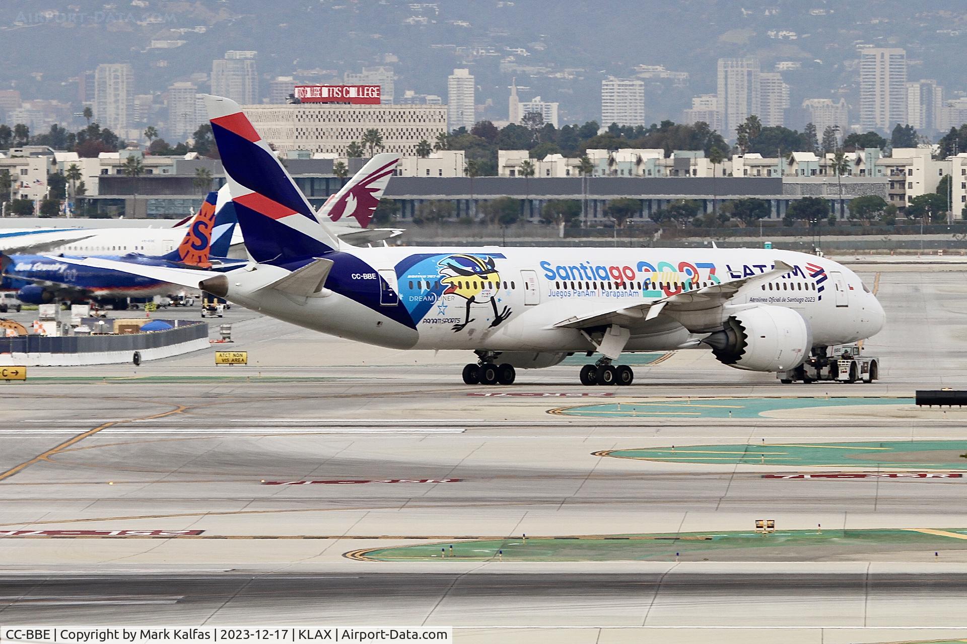 CC-BBE, 2013 Boeing 787-8 Dreamliner C/N 38473, B788 LATAM Boeing 787-8 CC-BBE LAN603 KLAX-SCAL