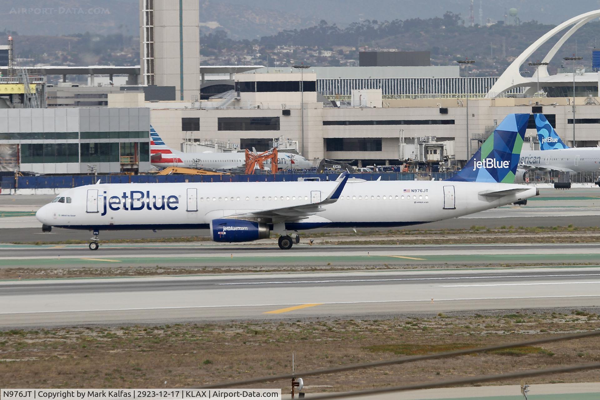 N976JT, 2017 Airbus A321-231 C/N 7529, A321 JetBlue Airbus A321 N976JT JBU1773 EWR-LAX