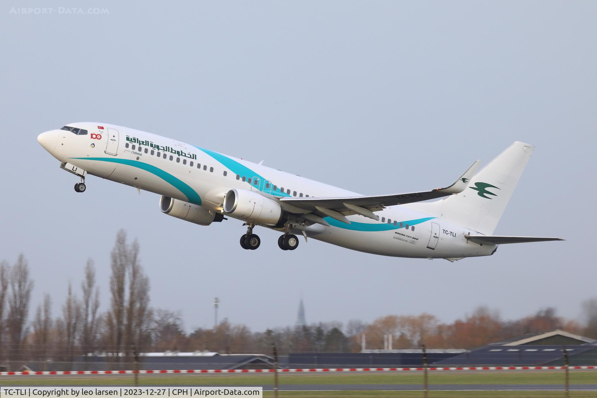 TC-TLI, 2009 Boeing 737-8FZ C/N 29682, Copenhagen 27.12.2023