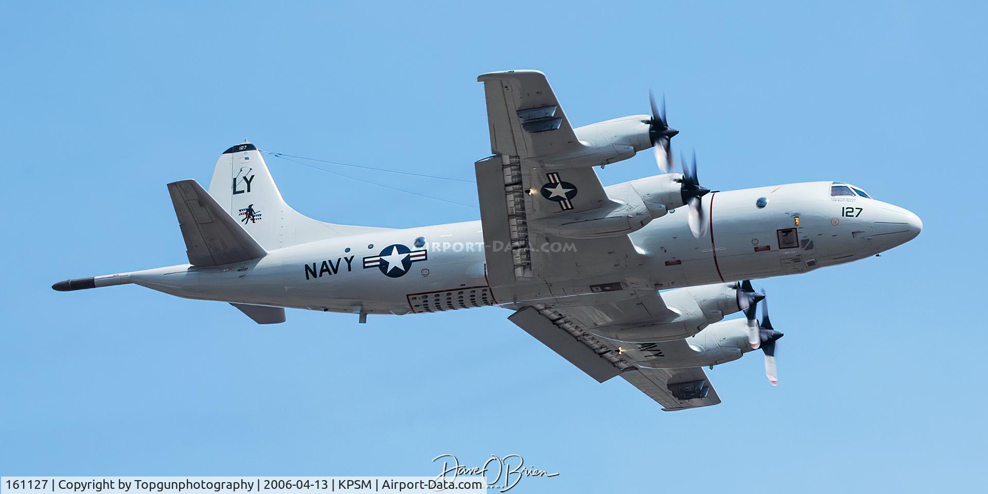 161127, Lockheed P-3C Orion C/N 185-5710, off RW16