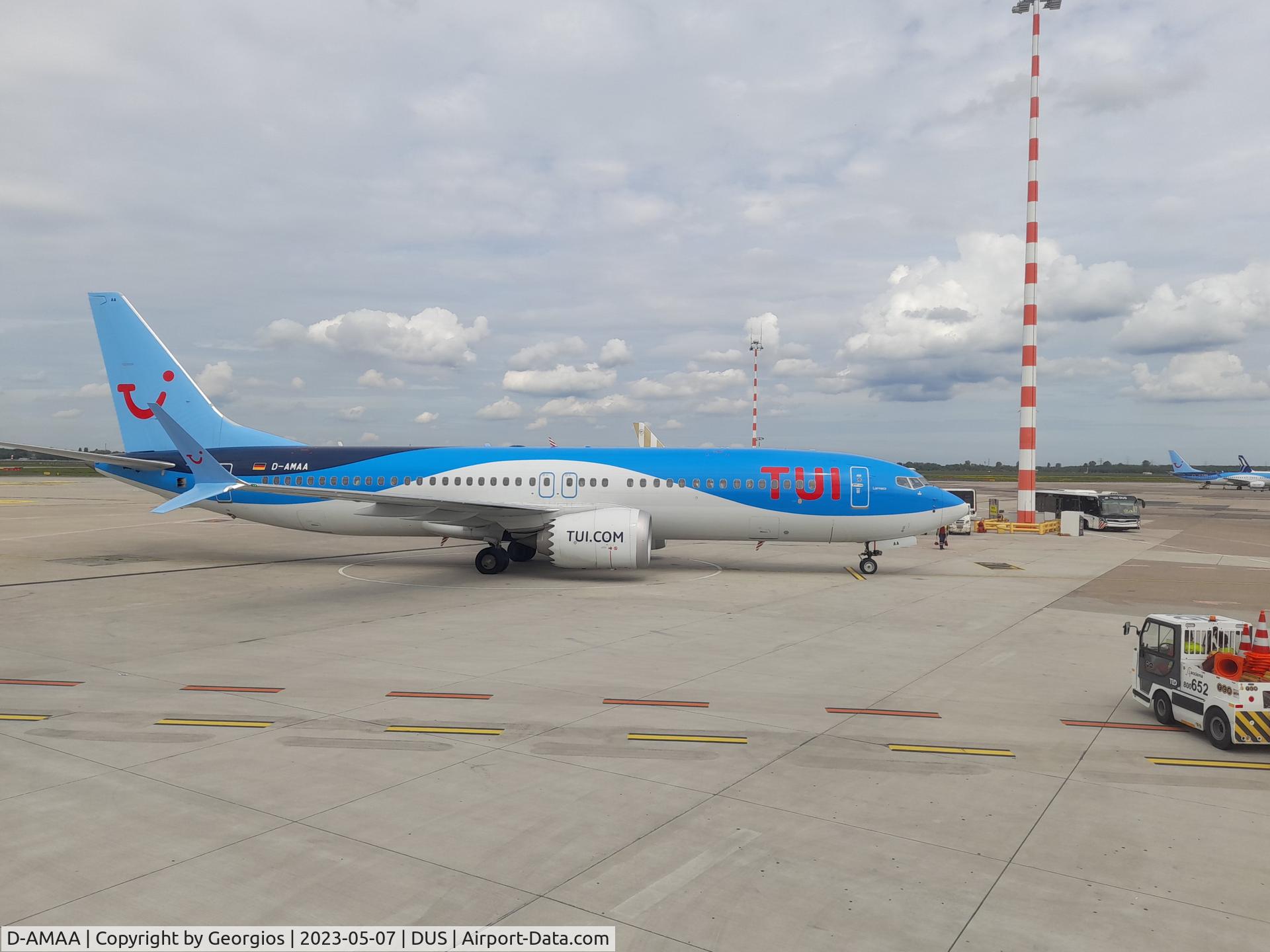 D-AMAA, 2021 Boeing 737-8MAX C/N 44612, Düsseldorf  Airport