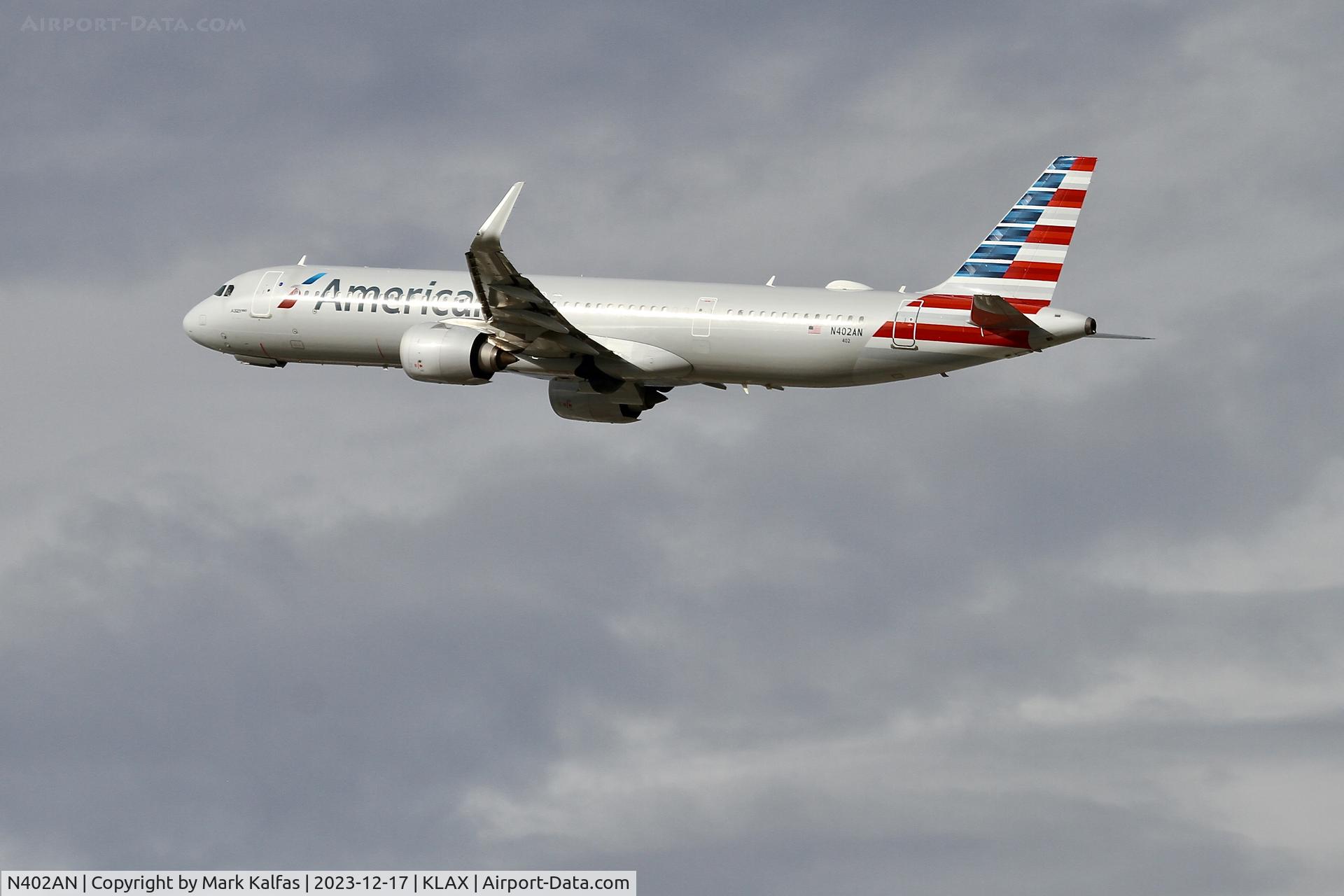 N402AN, 2019 Airbus A321-251NX C/N 8750, A21N American Airlines Airbus A321neo N402AN AAL1994 LAX-PHX